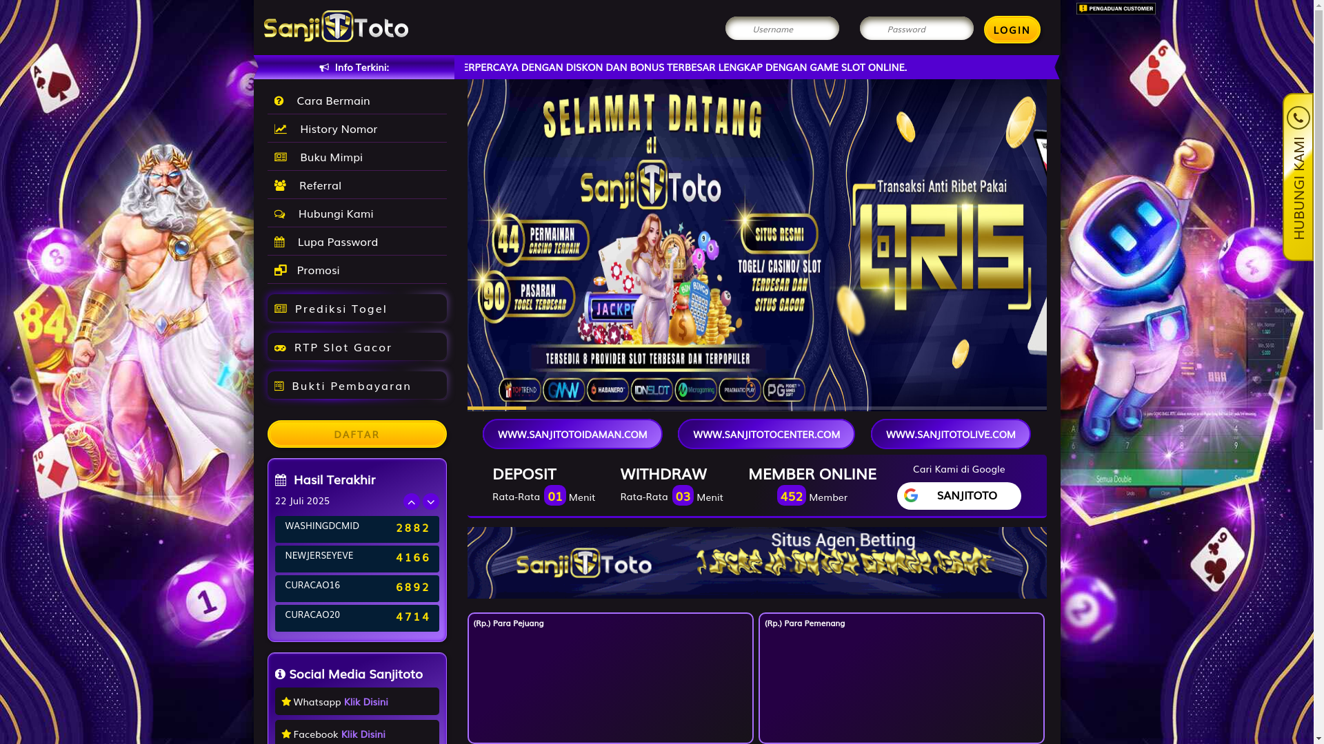 website screenshot of https://sanjikelaz.com/