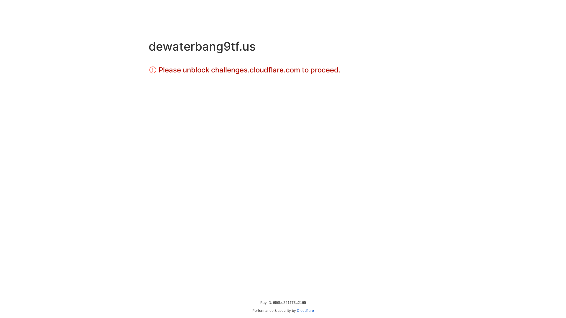 website screenshot of https://dewaterbang9tf.us/