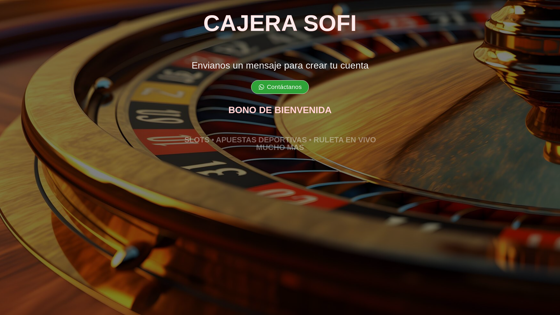 website screenshot of https://soficajera.site/