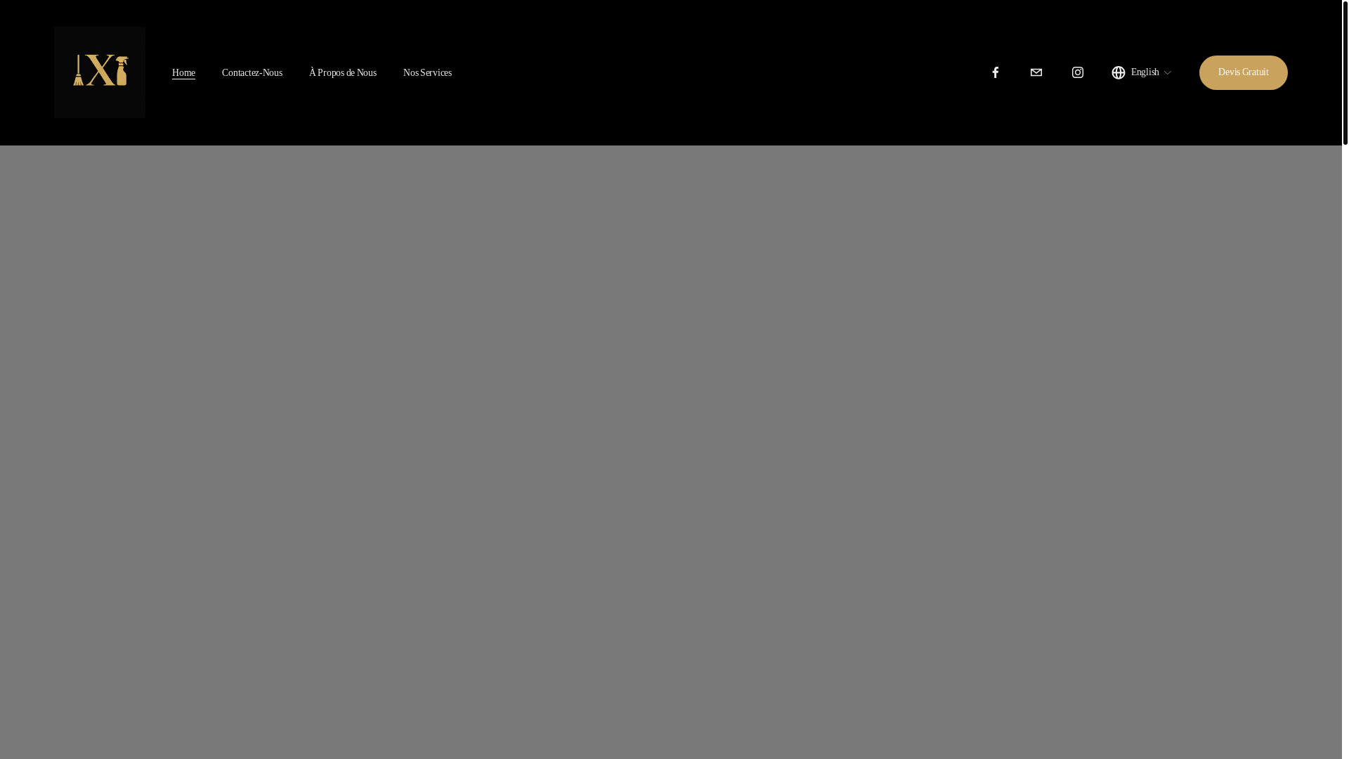 website screenshot of https://pristinex.ca/
