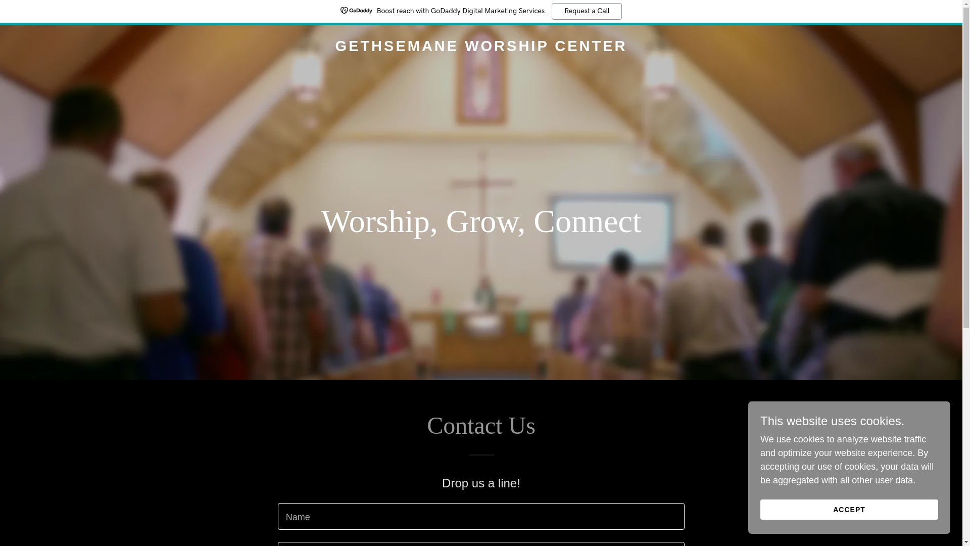 website screenshot of https://mygethsemane.org/