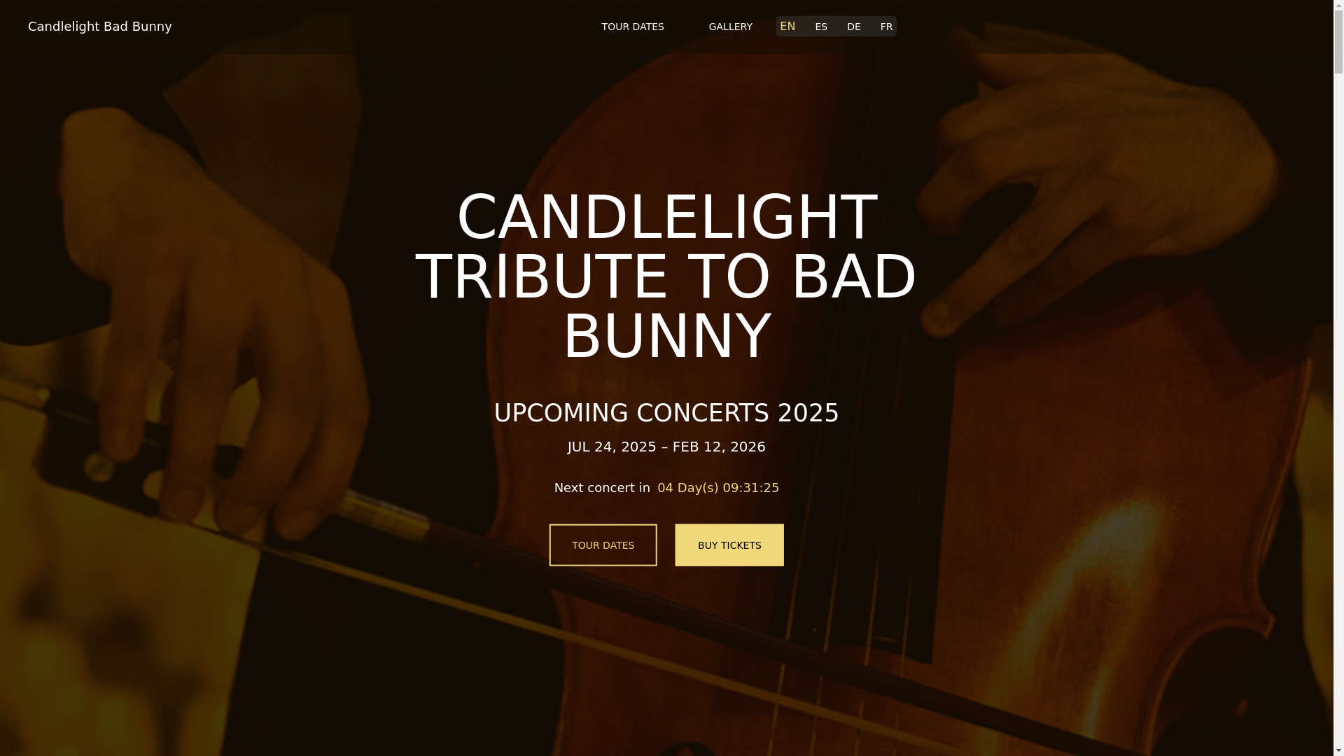 website screenshot of https://candlelightbadbunny-com-github-io.pages.dev/