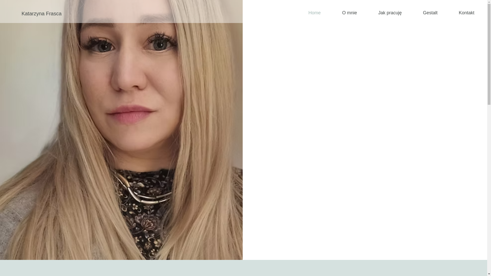 website screenshot of https://katarzynafrasca.com/