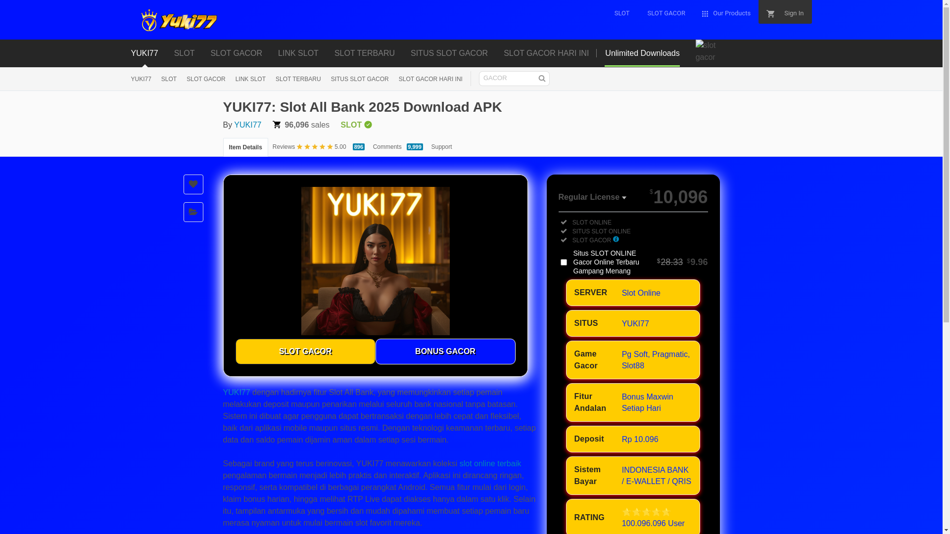 website screenshot of https://slotyuki77jp.online/