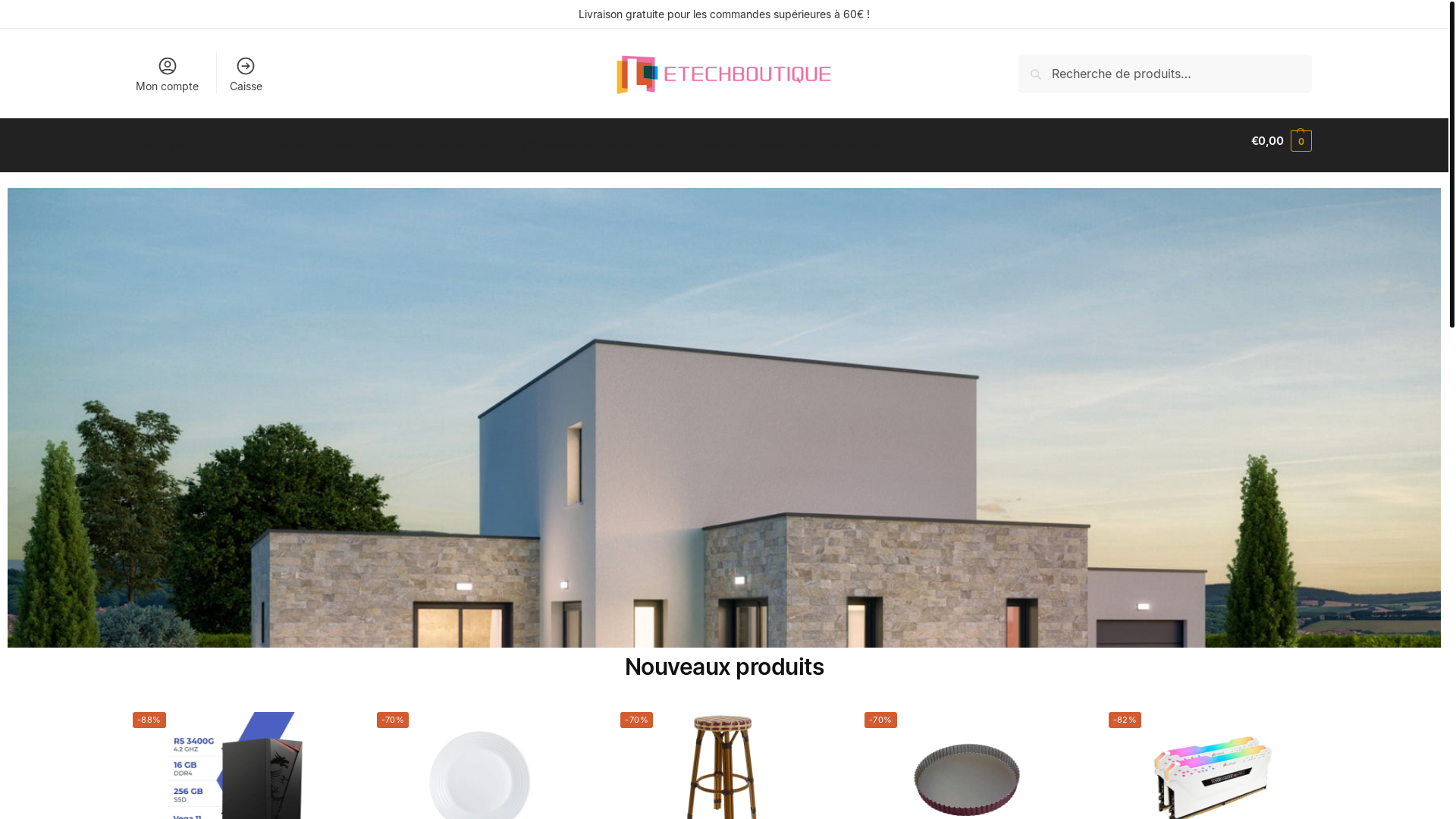 website screenshot of https://letechboutique.com/