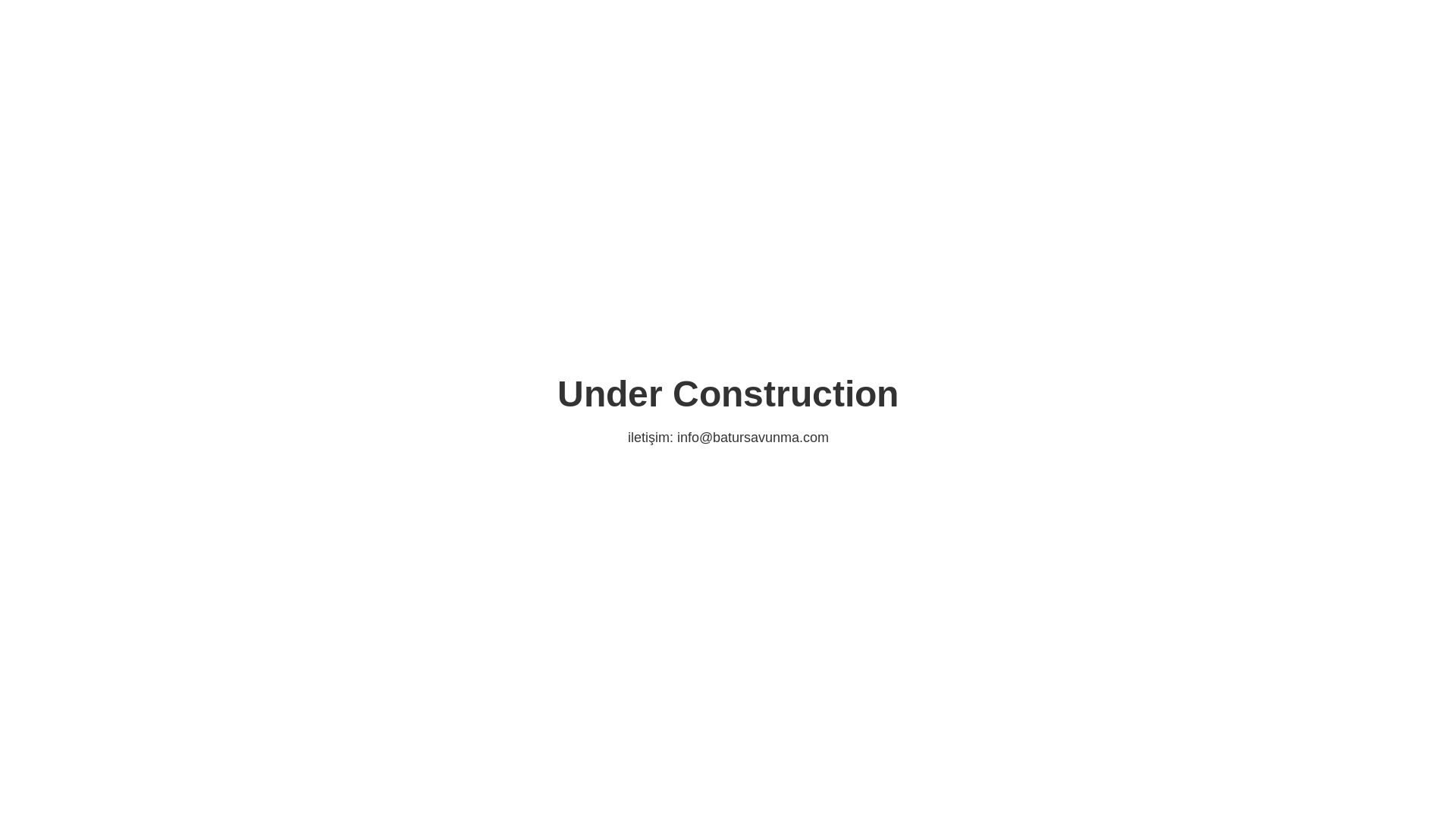website screenshot of https://batursavunma.com/
