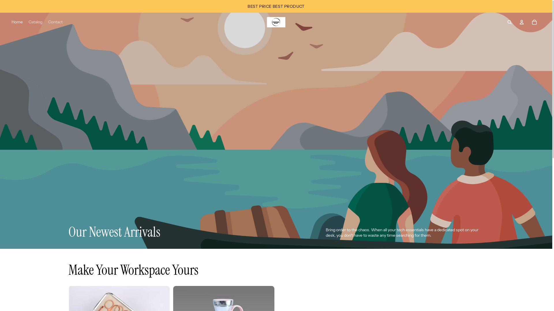 website screenshot of https://droppingstuff.store/