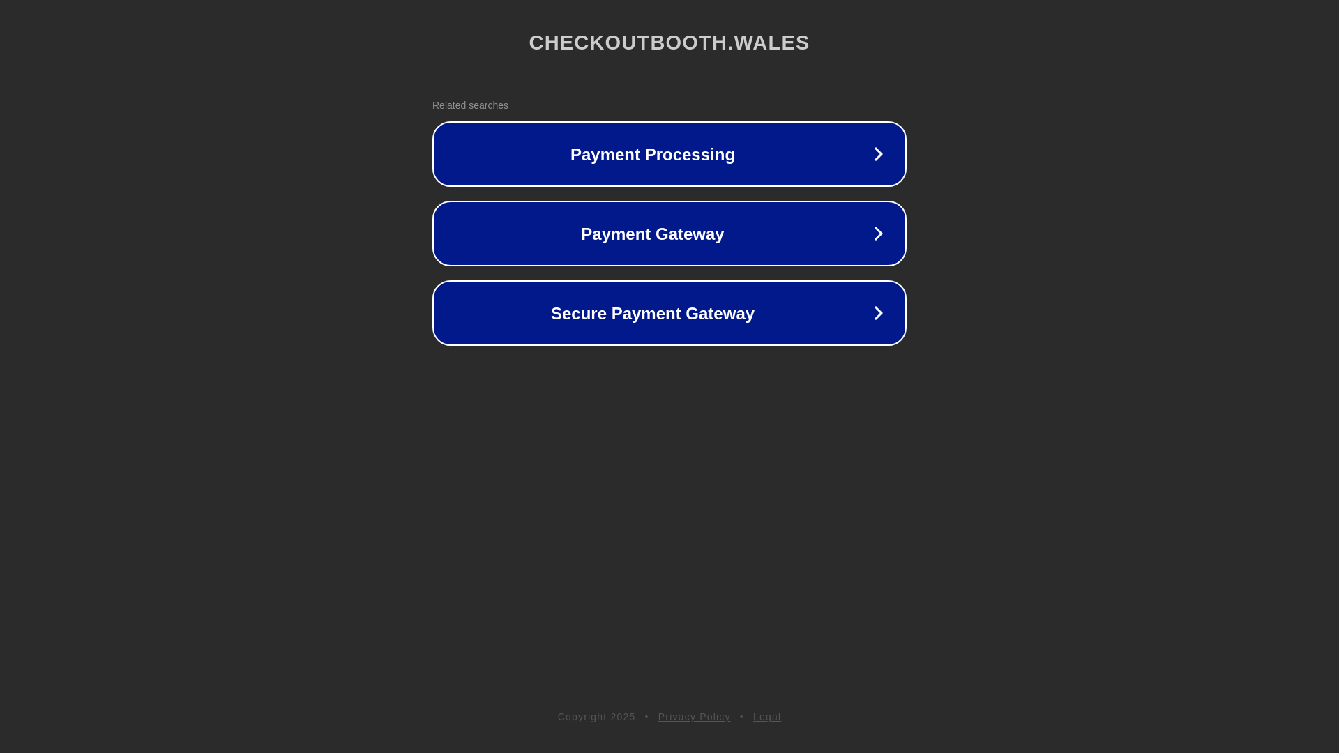 website screenshot of https://checkoutbooth.wales/