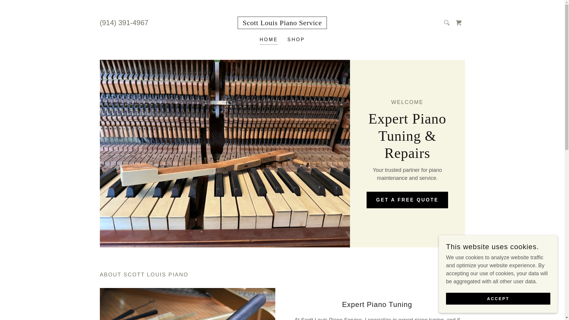 website screenshot of https://sl-pianoservice.com/