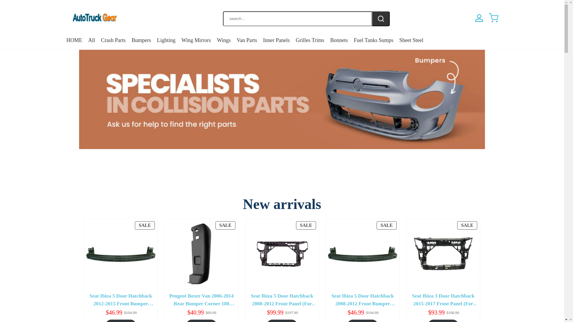 website screenshot of https://autotruckgear.shop/