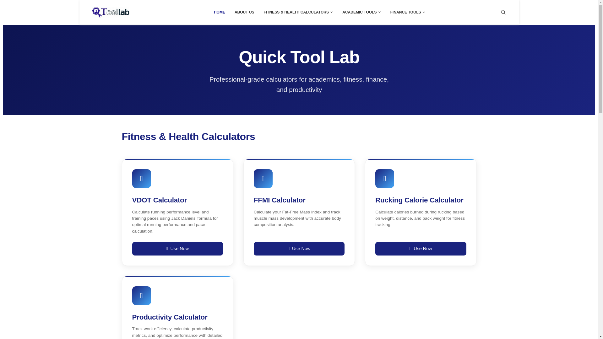 website screenshot of https://quicktoollab.com/