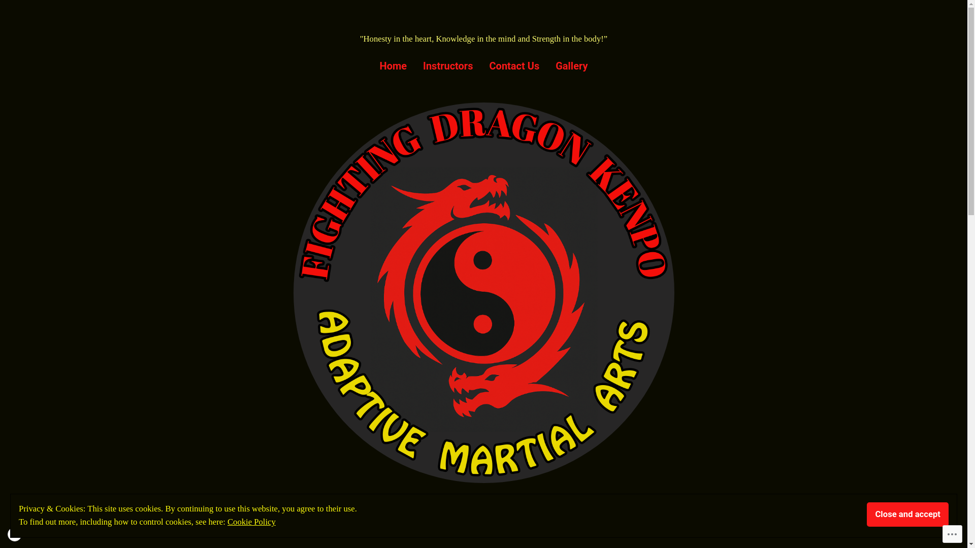 website screenshot of https://fightingdragonkenpo.com/