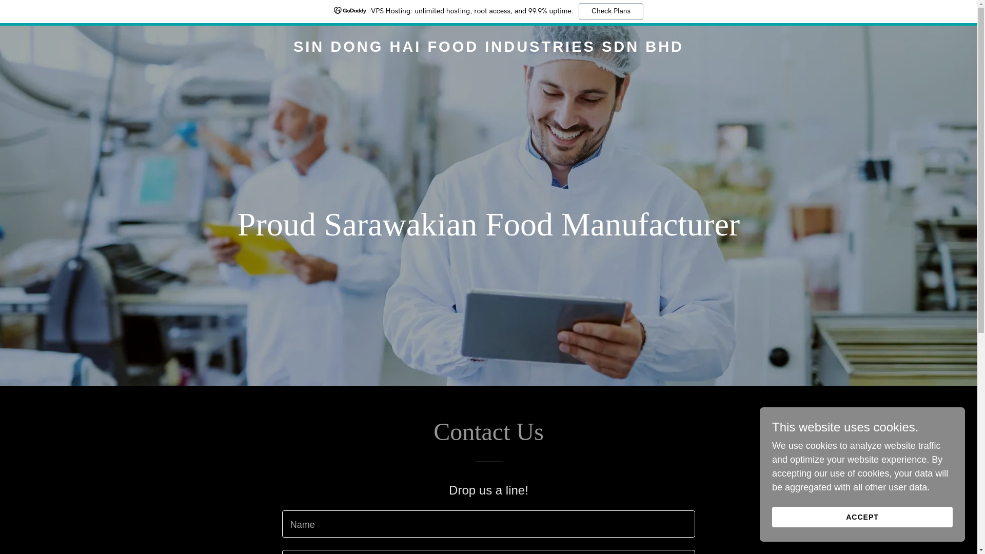 website screenshot of https://sindonghai.com/