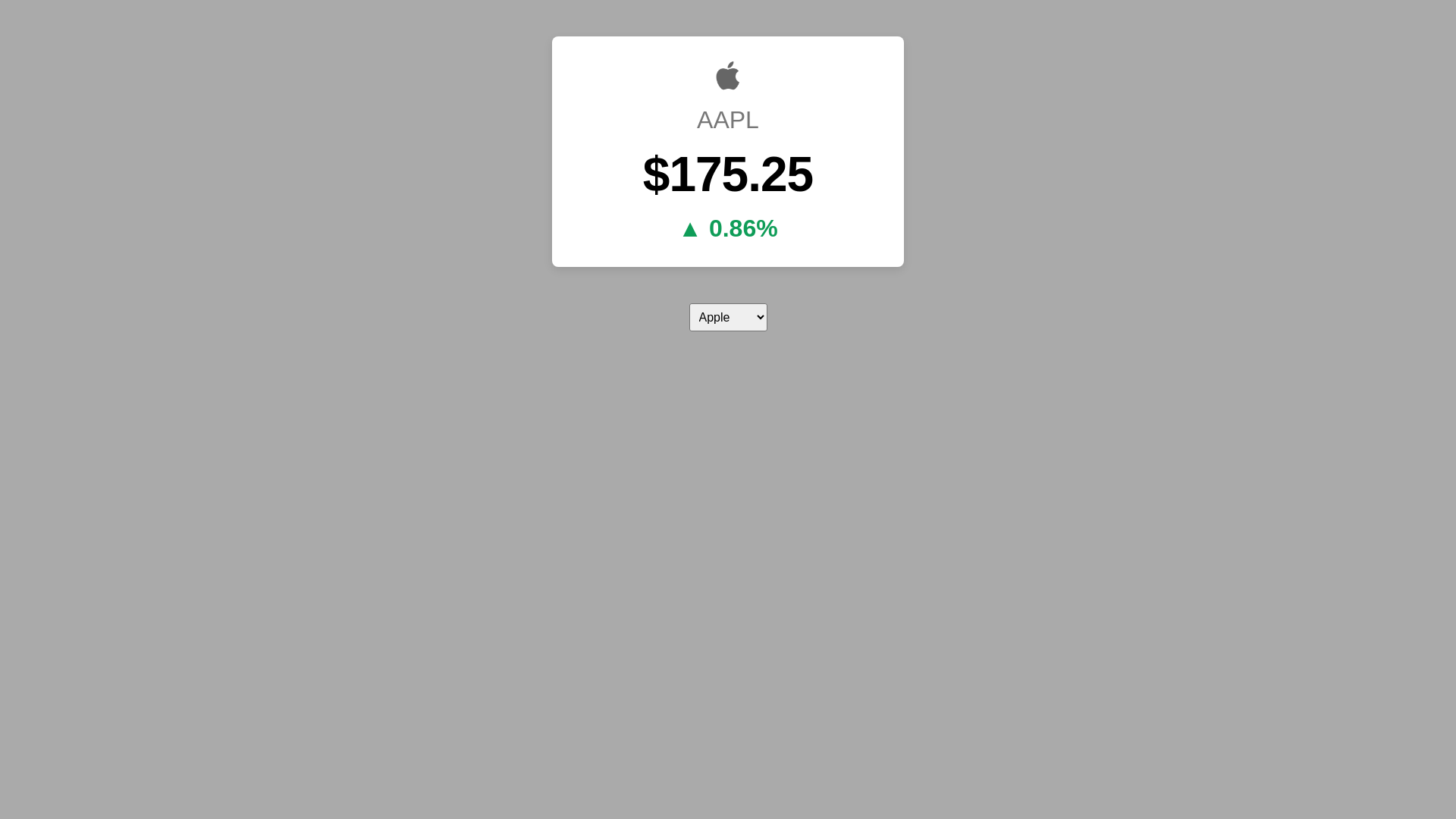 website screenshot of https://stock-widget.pages.dev/