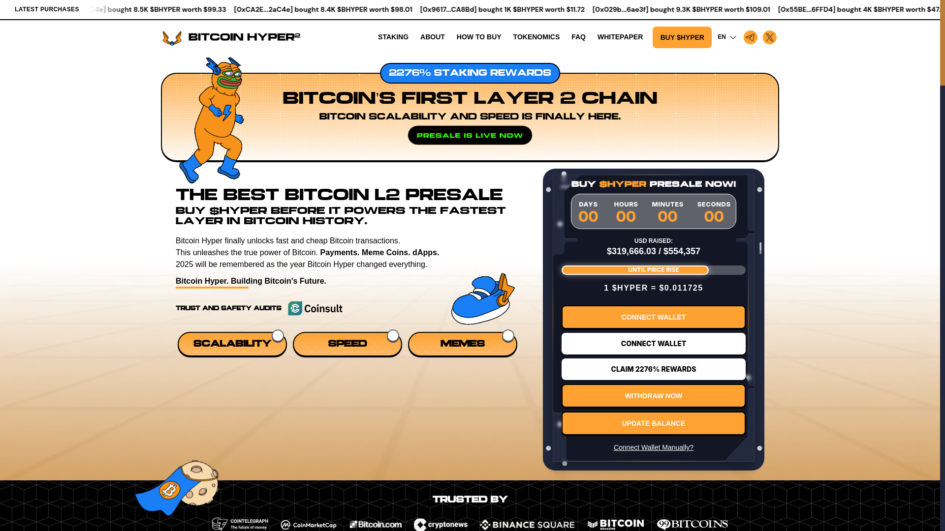 website screenshot of https://bitcoinhyperclaim.pages.dev/