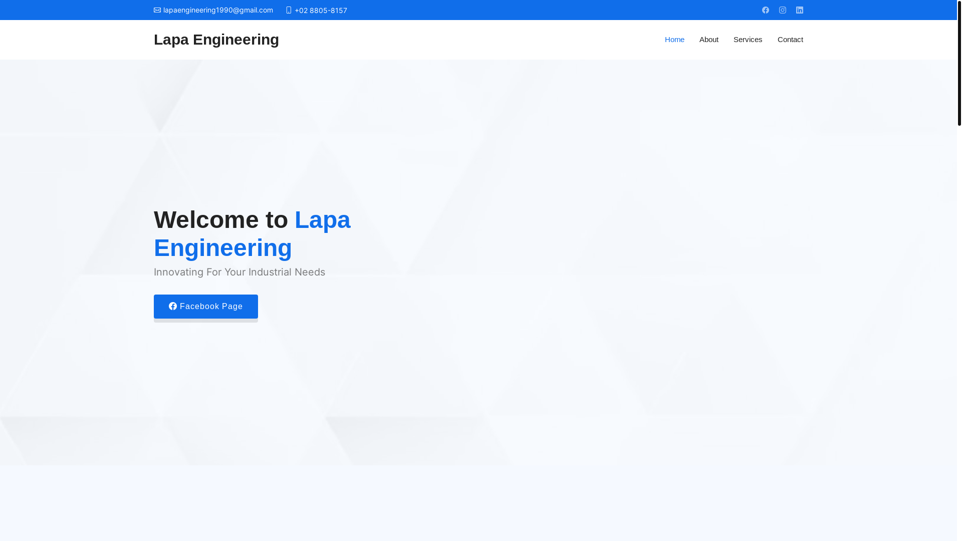 website screenshot of https://lapaengineering-dyb.pages.dev/