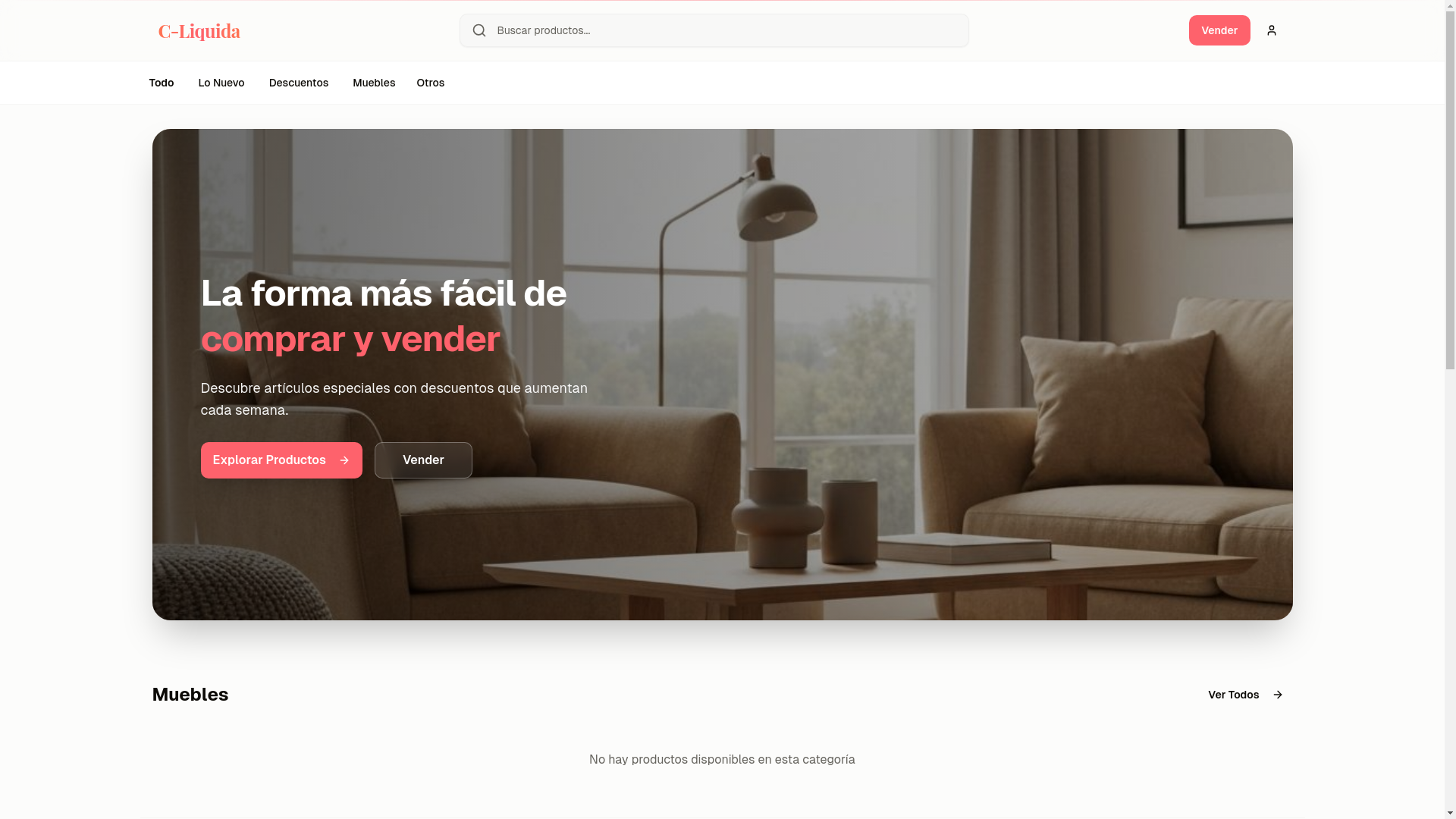 website screenshot of https://cliquida.cl/