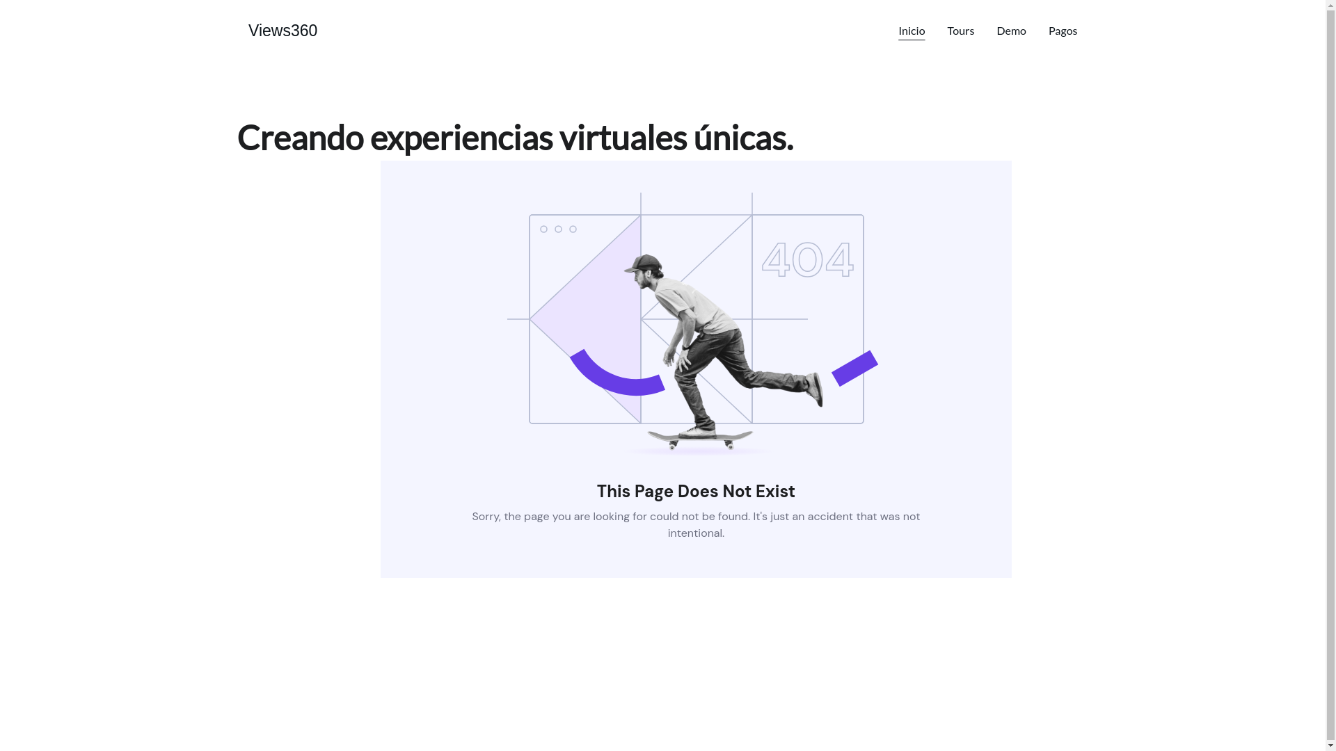 website screenshot of https://views360.com.co/
