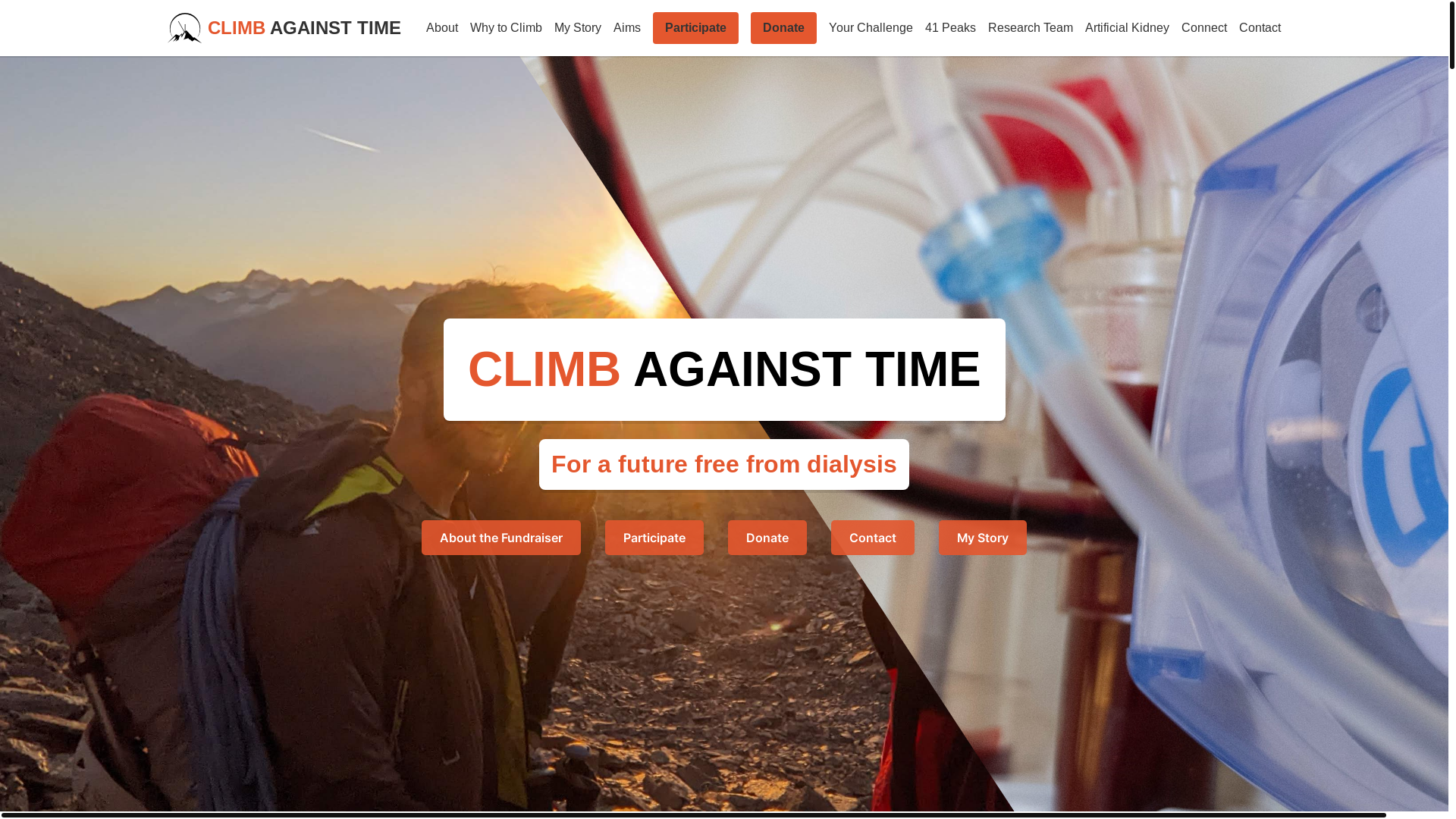 website screenshot of https://climbagainsttime.pages.dev/