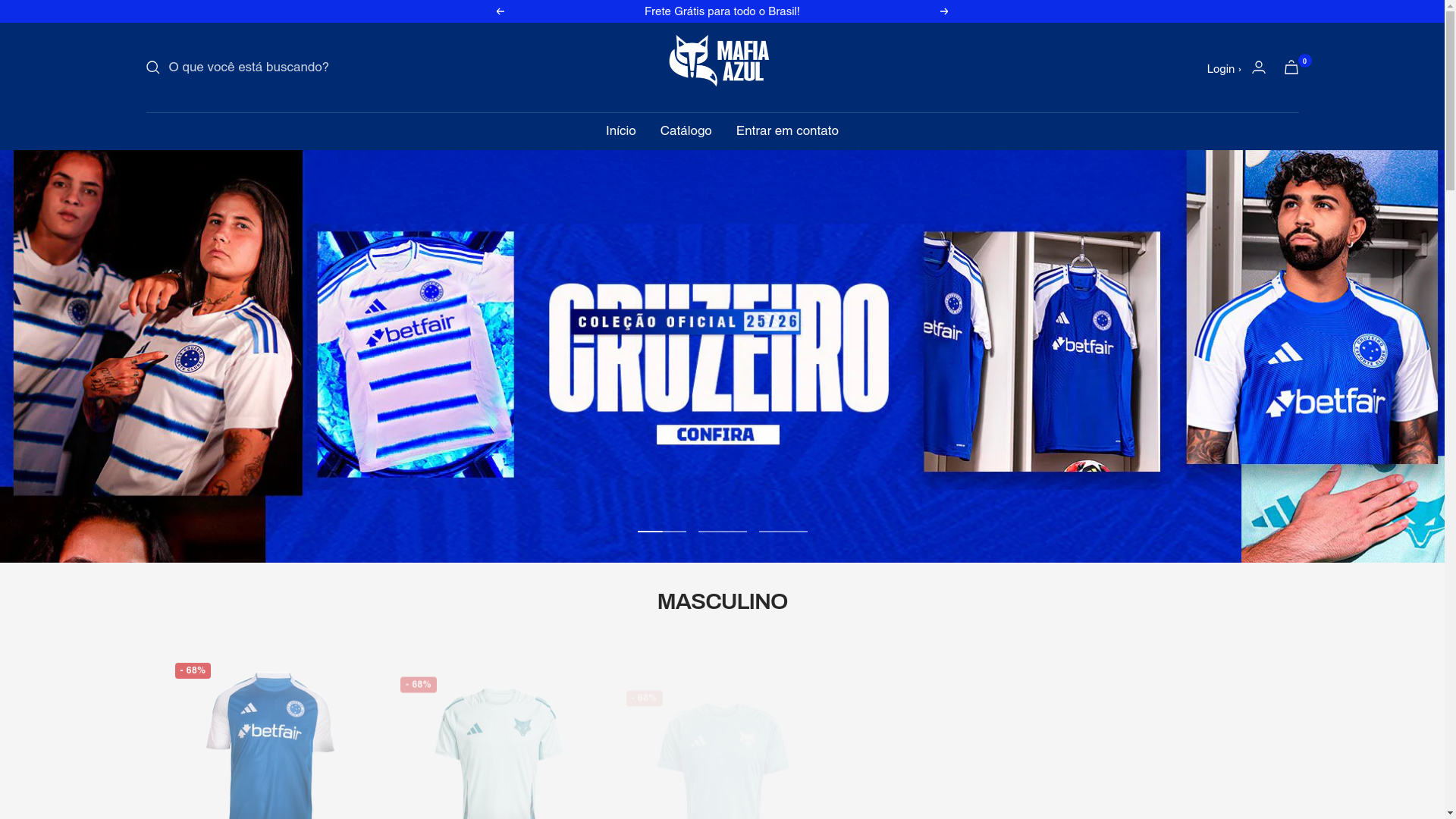 website screenshot of https://mafia-azul.site/