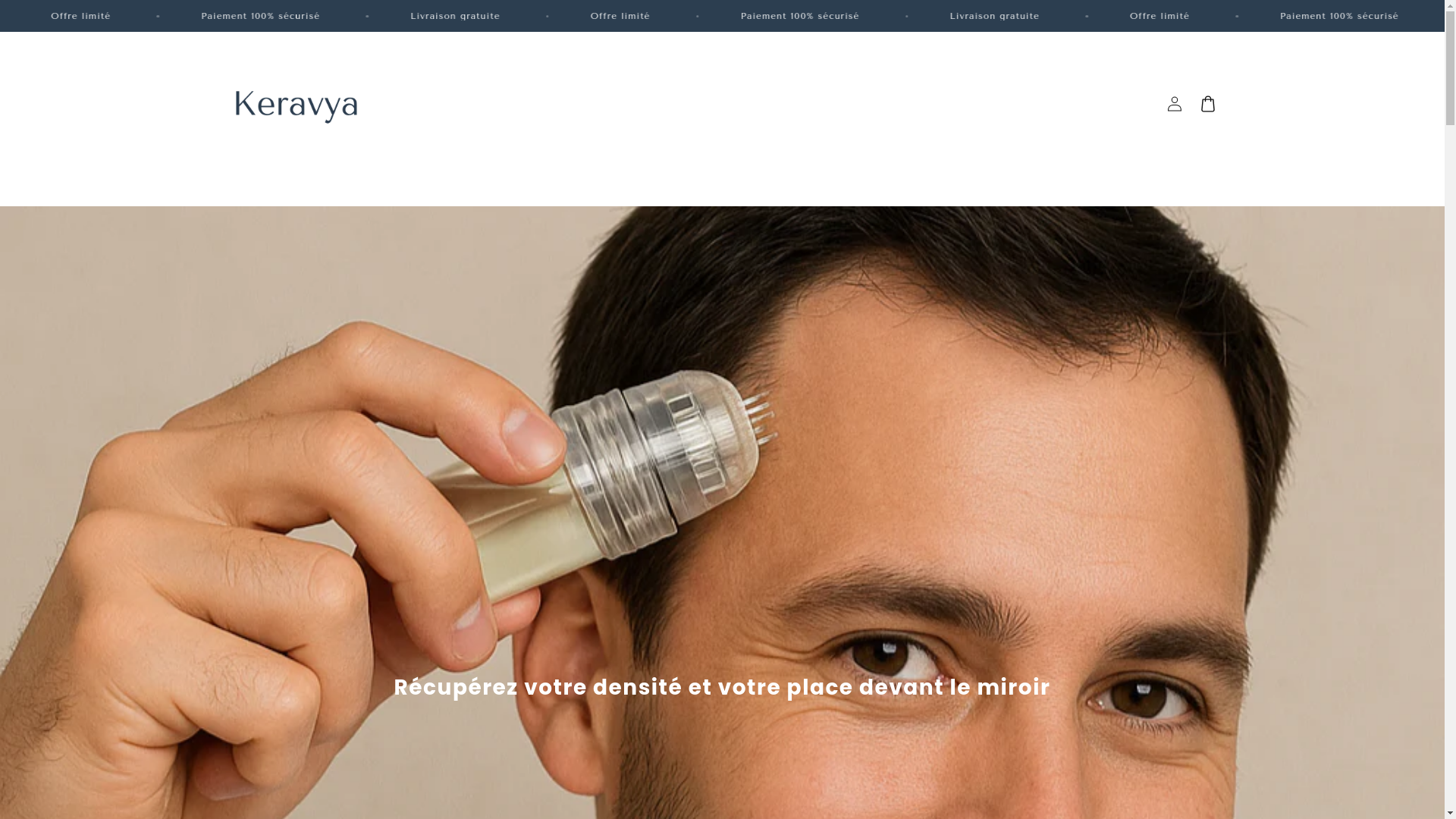 website screenshot of https://keravya.com/