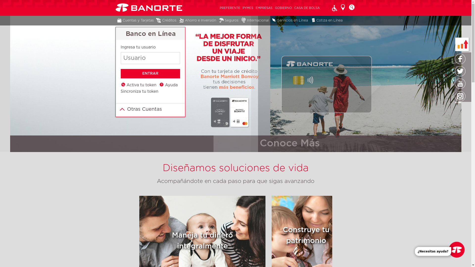 website screenshot of https://acceso-banorte.com.mx/
