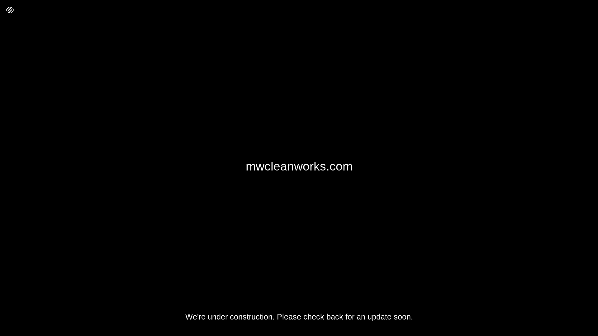 website screenshot of https://mwcleanworks.com/