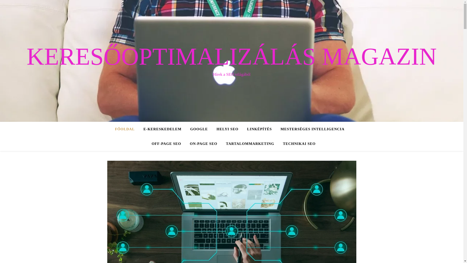 website screenshot of https://keresooptimalizalas.blog/