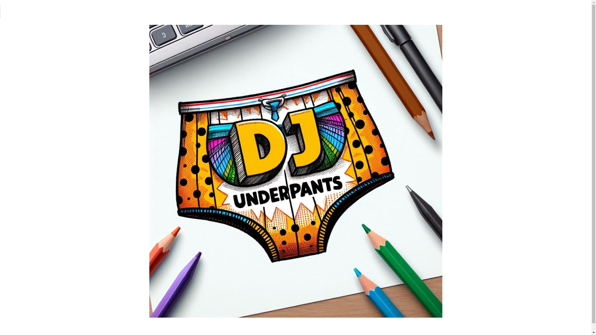website screenshot of https://djunderpants.co.za/
