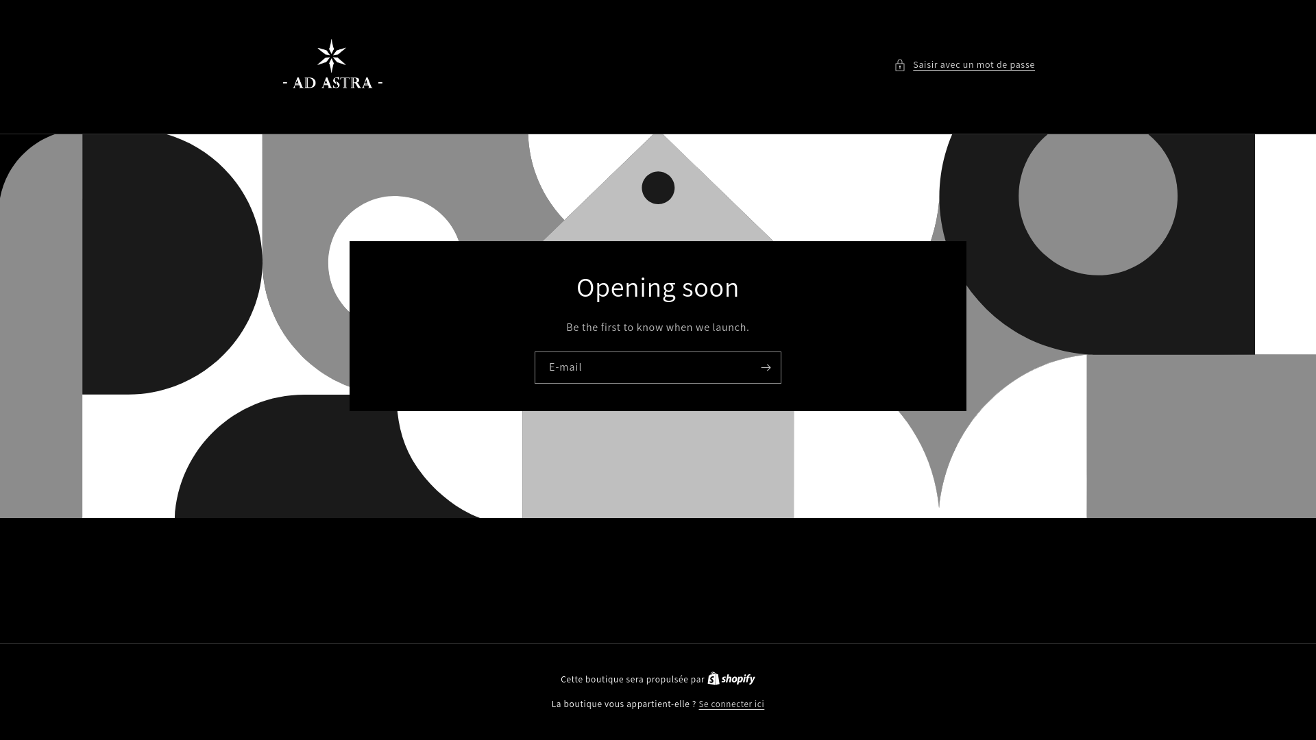 website screenshot of https://adastraclothing.fr/