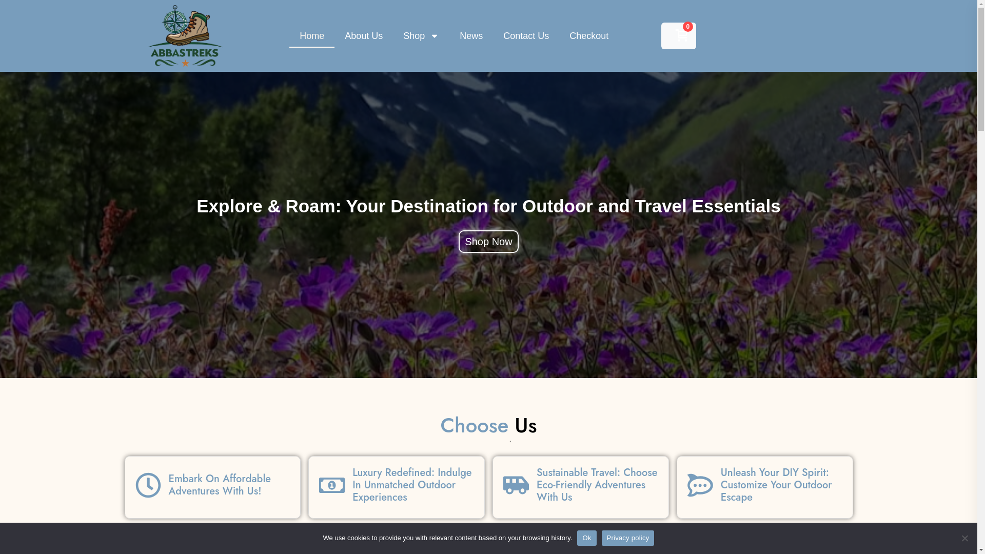 website screenshot of https://alexandertreks.com/