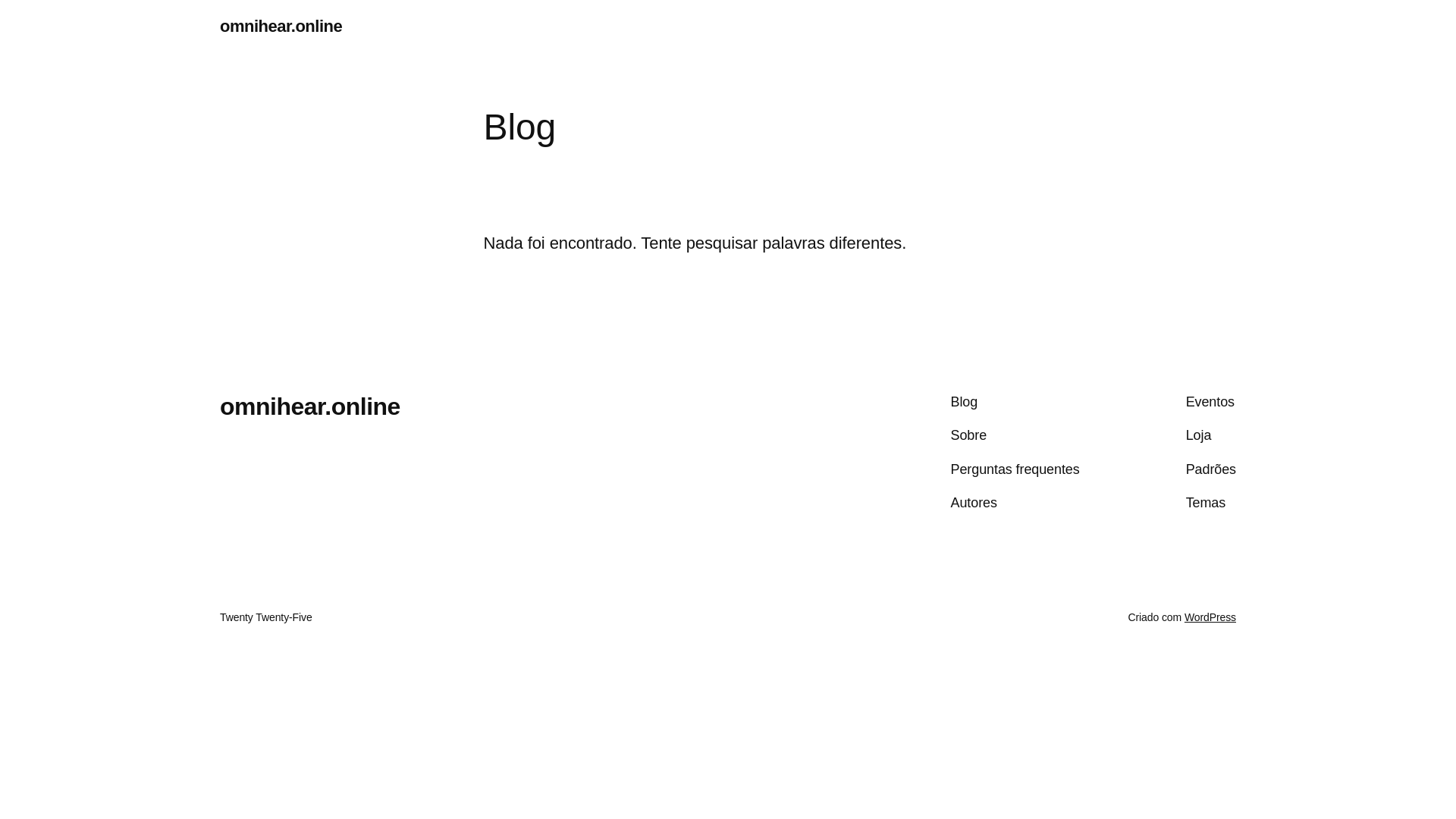 website screenshot of https://omnihear.online/