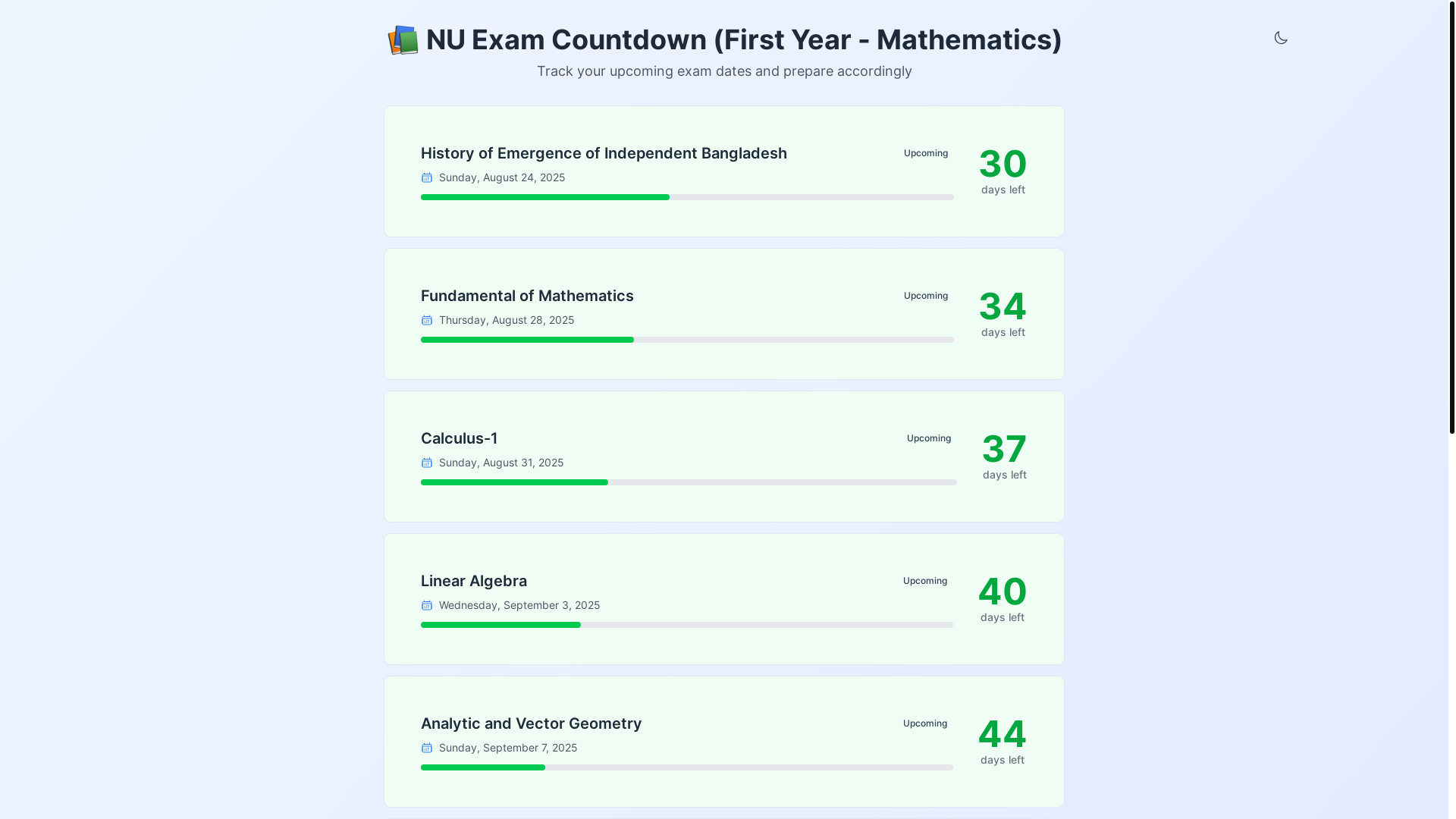 website screenshot of https://nu-exam.pages.dev/