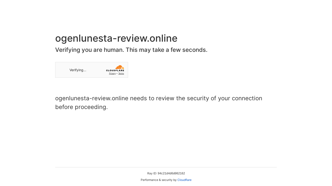 website screenshot of https://ogenlunesta-review.online/