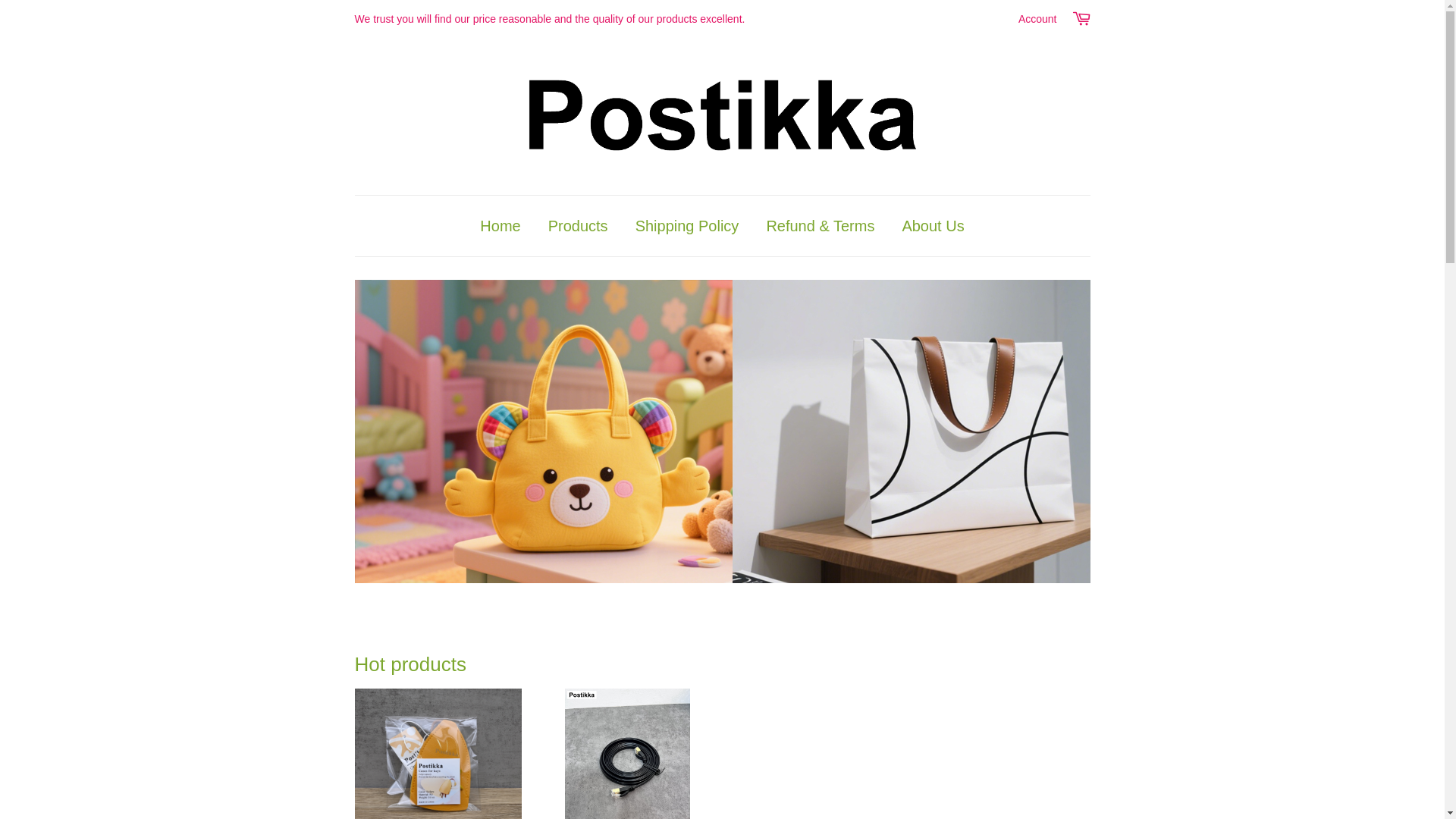 website screenshot of https://postikka.com/