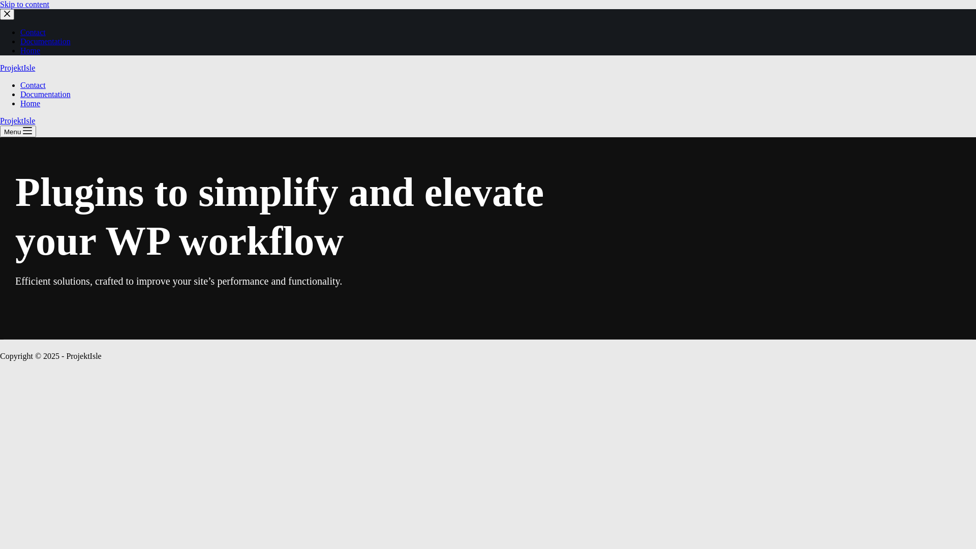 website screenshot of https://c1-projektisle.pages.dev/