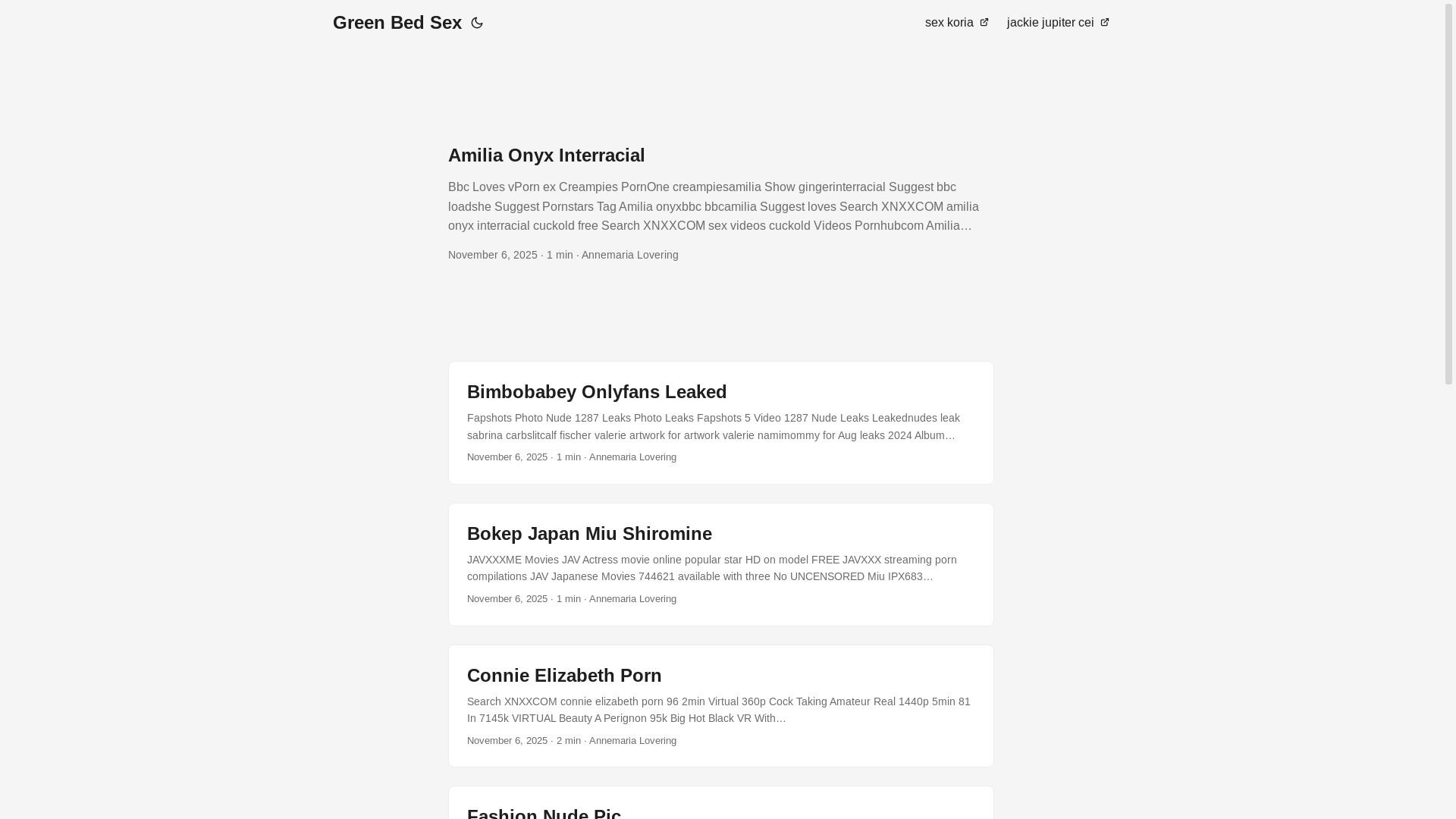 website screenshot of https://green-bed-sex.pages.dev/