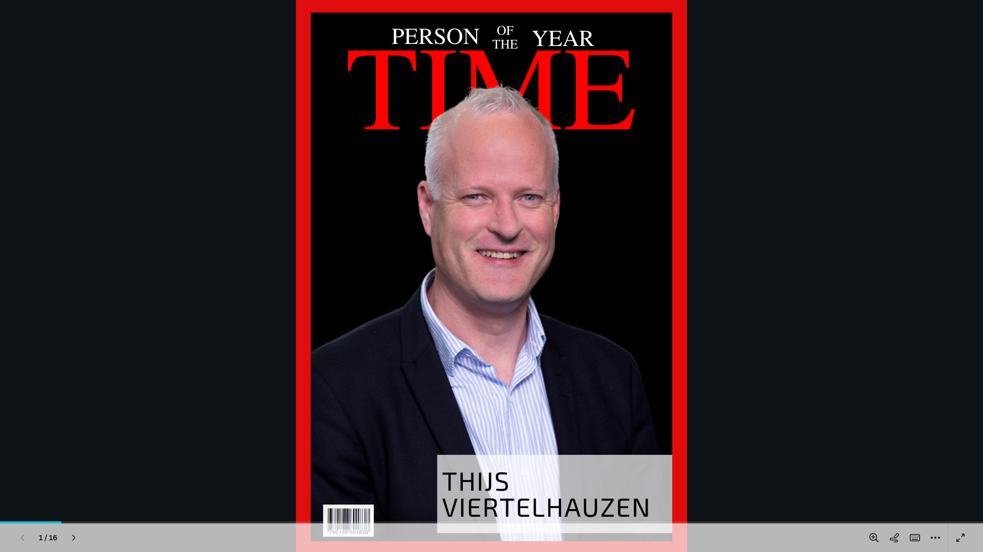 website screenshot of https://thijs50verjaardag.com/