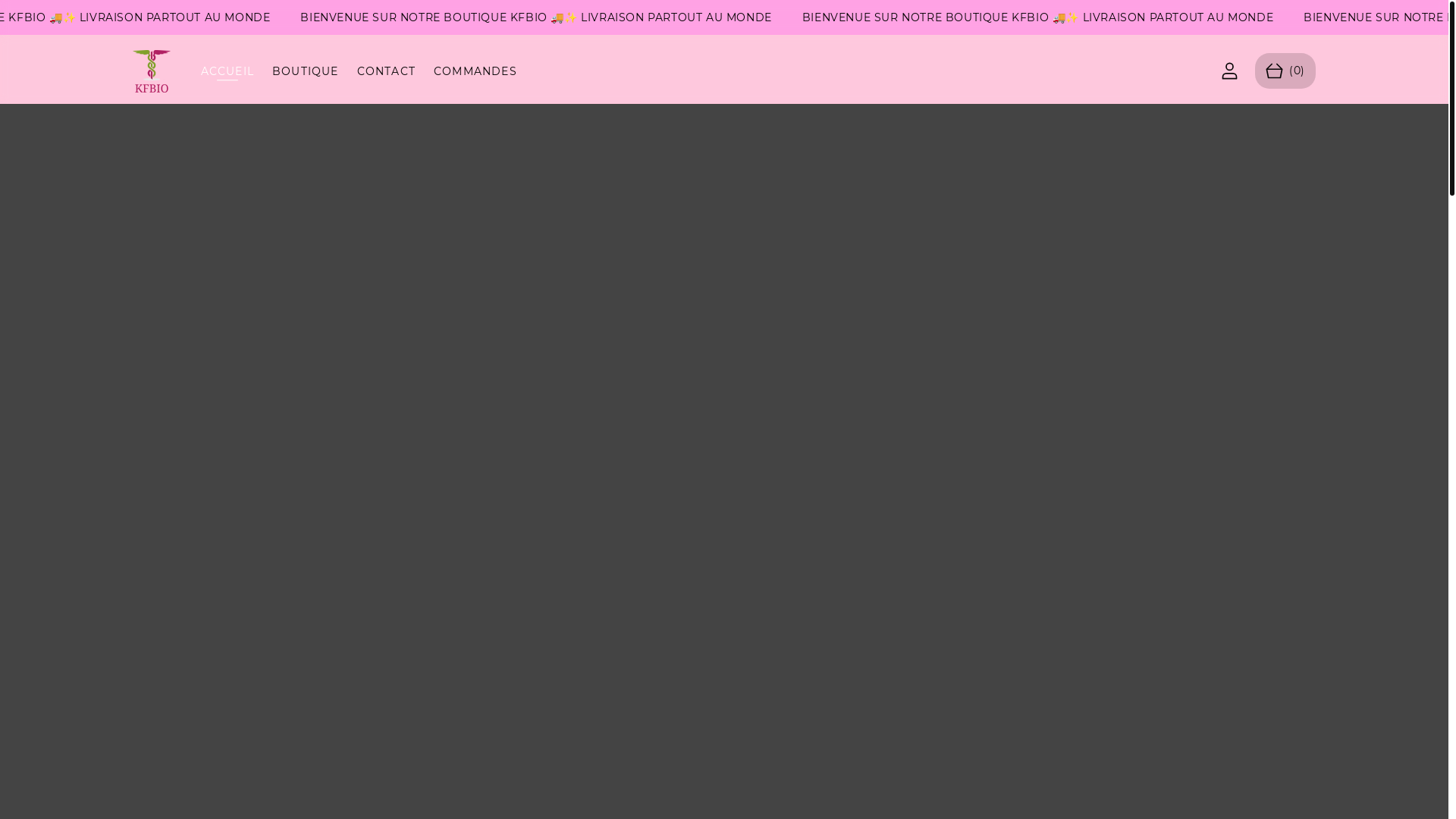 website screenshot of https://kfbioo.fr/