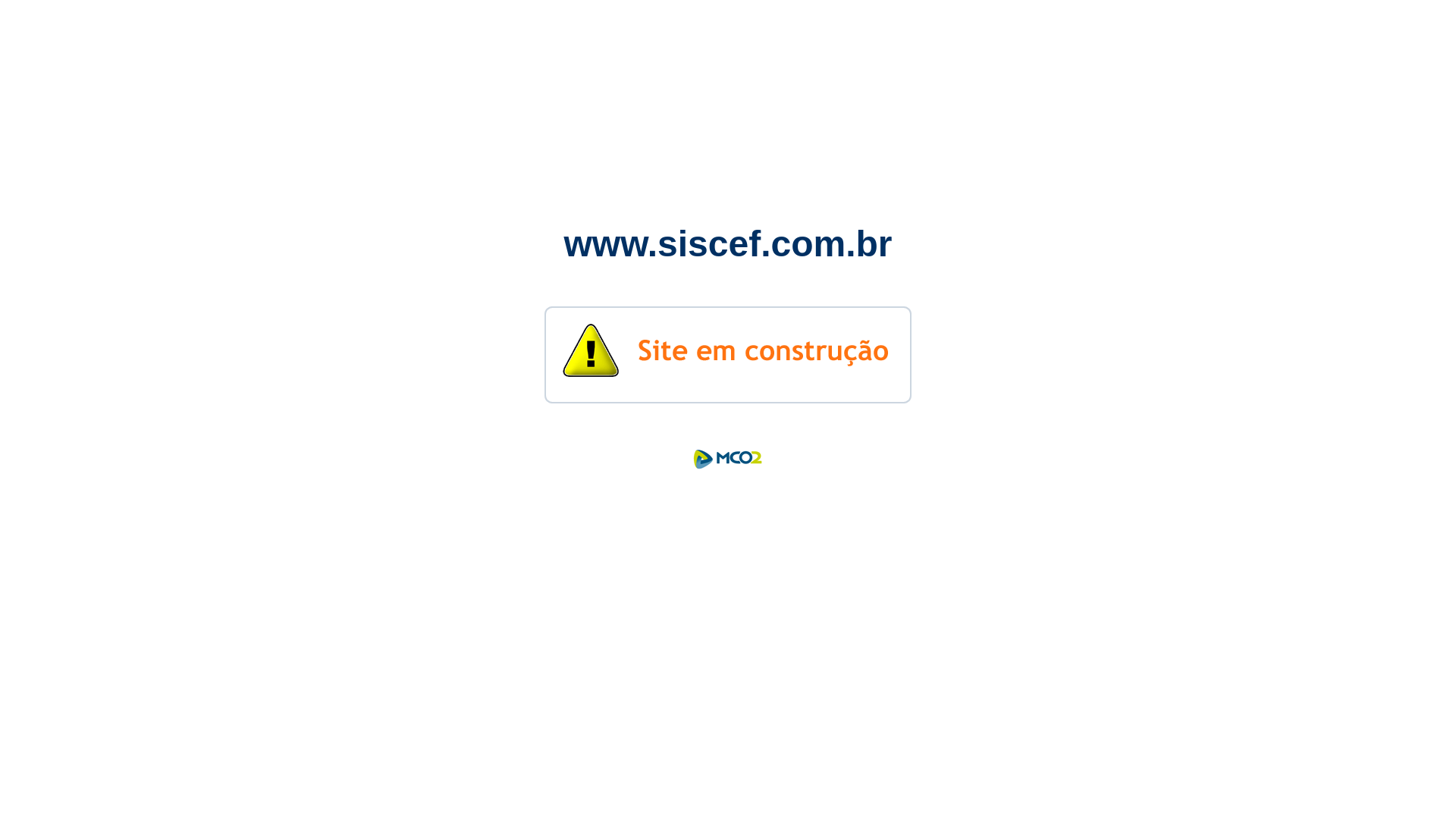 website screenshot of https://siscef.com.br/