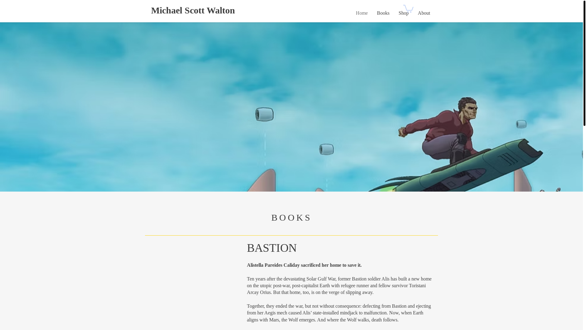 website screenshot of https://michaelscottwalton.com/