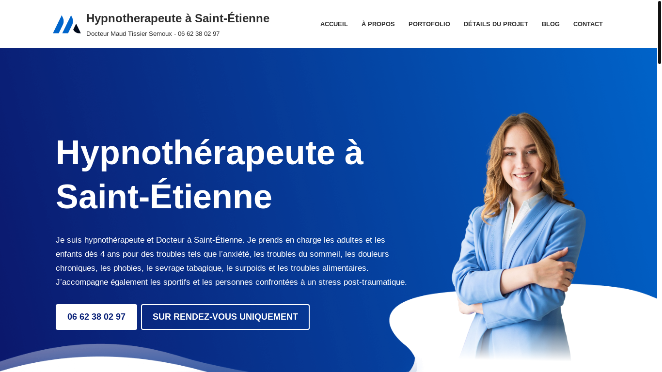 website screenshot of https://hypnotherapeute-saint-etienne.fr/