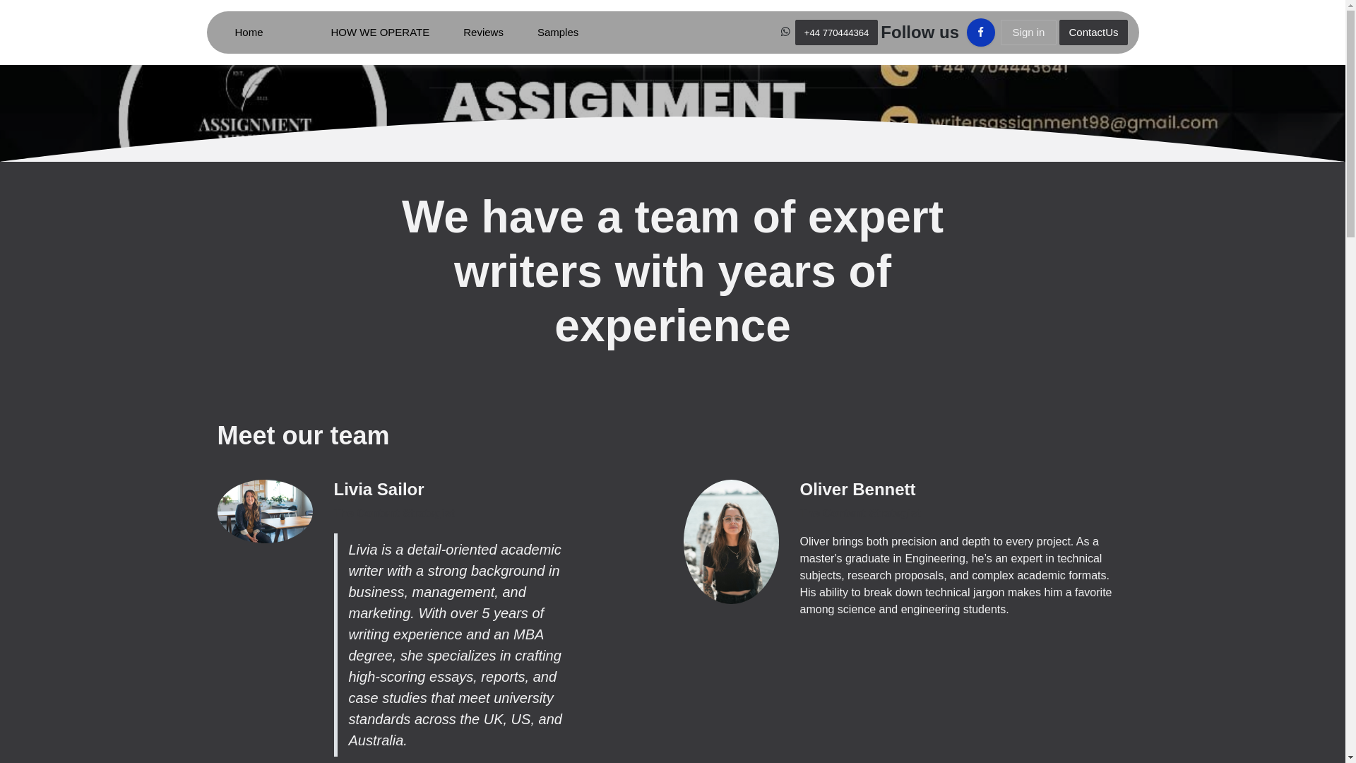 website screenshot of https://assignmentserviceprovider.com/