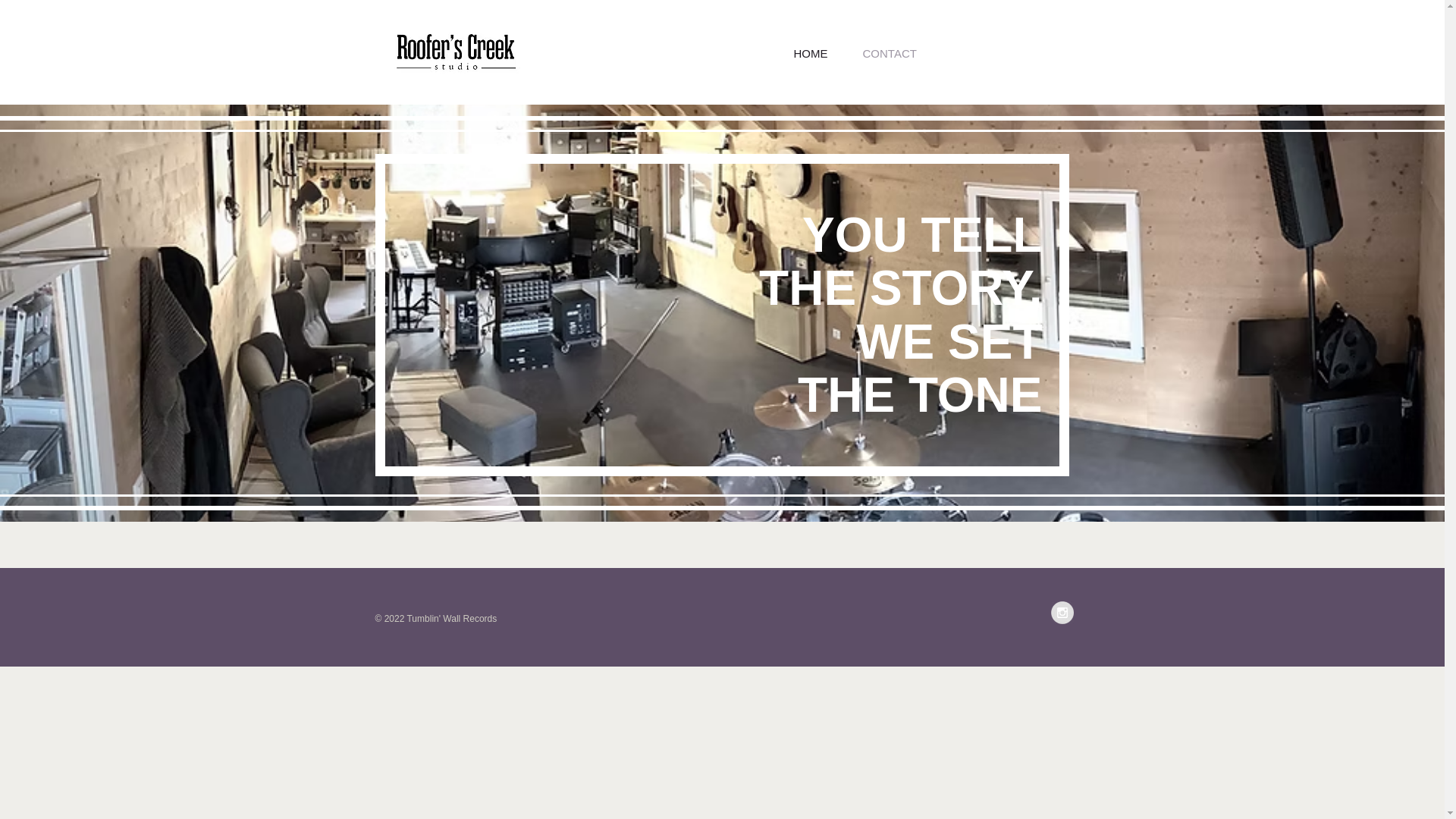 website screenshot of https://rooferscreekstudio.com/