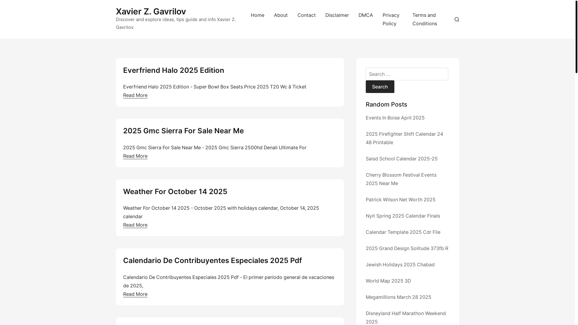 website screenshot of https://xavierzgavrilov.pages.dev/