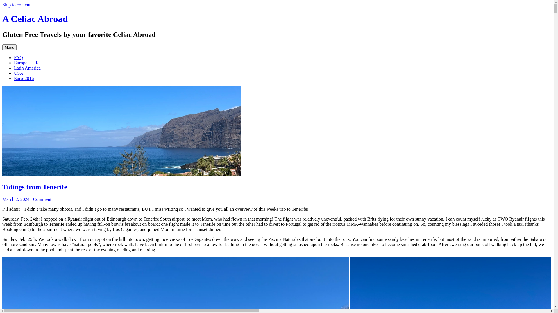 website screenshot of https://aceliacabroad.com/