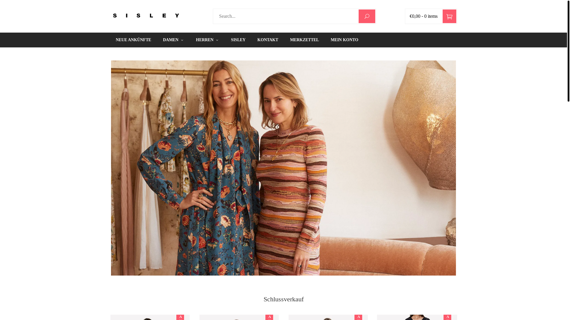 website screenshot of https://www.maryfrandson.shop/