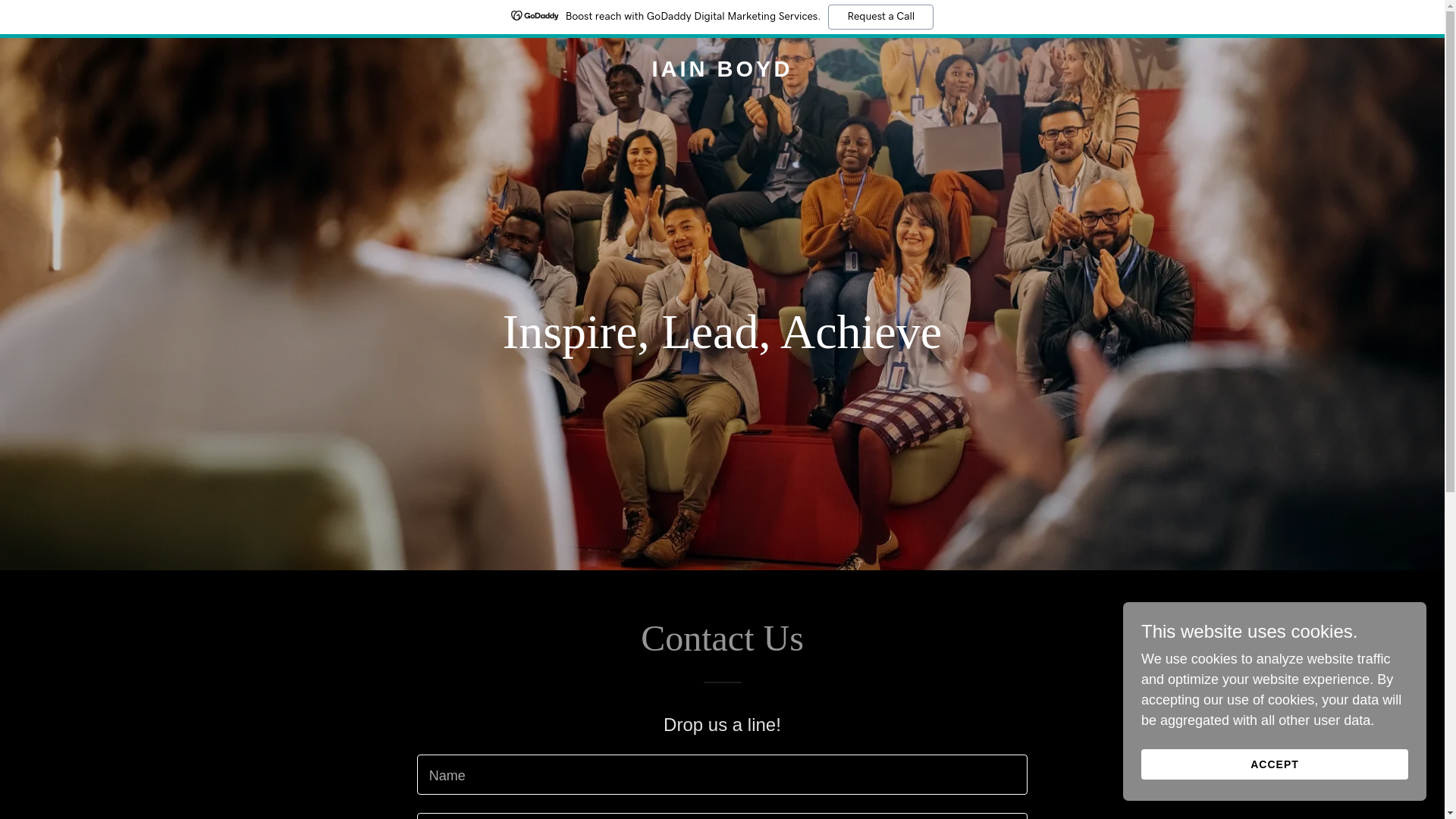 website screenshot of https://iainboyd.com.au/