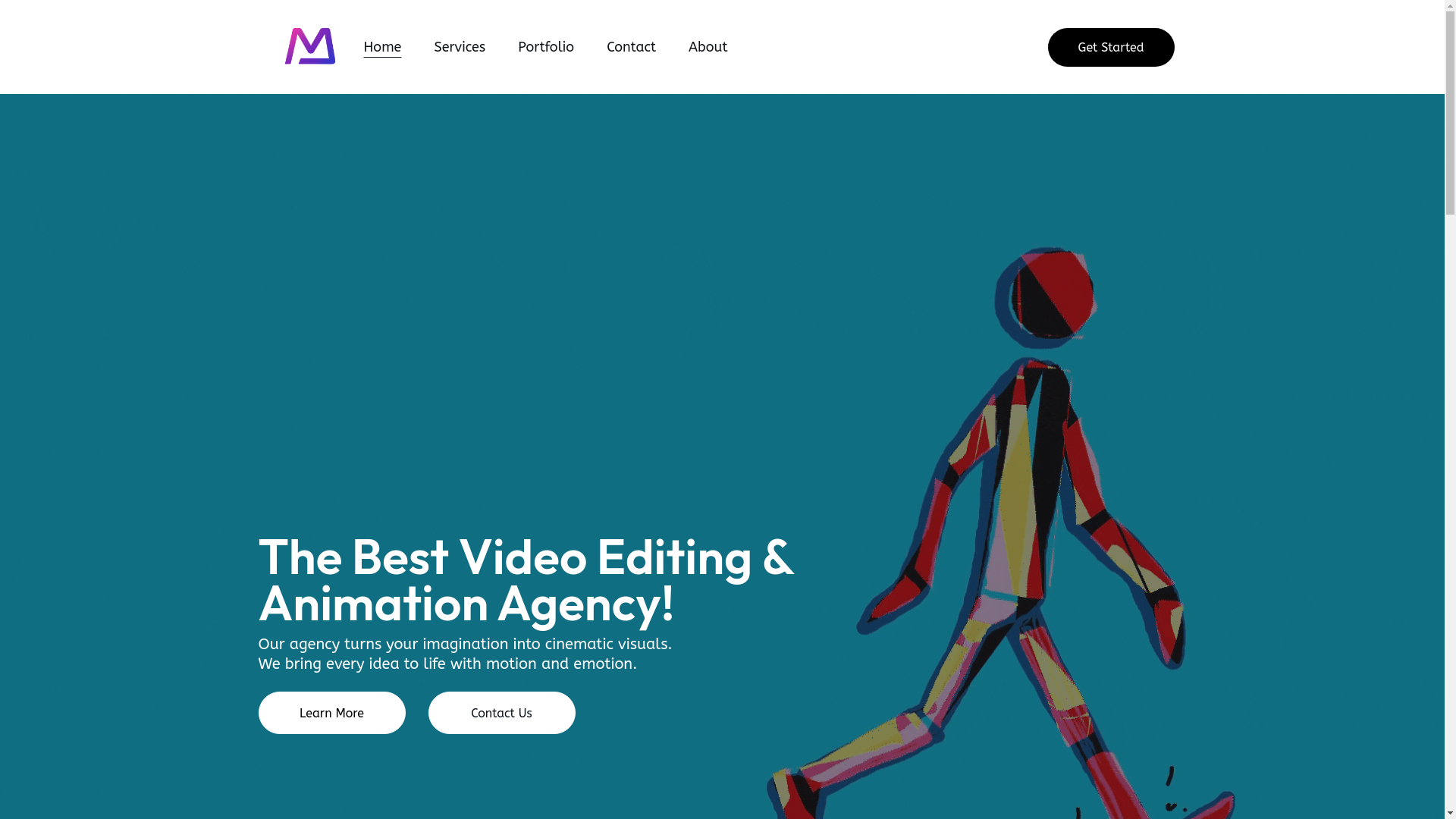 website screenshot of https://movietion.media/