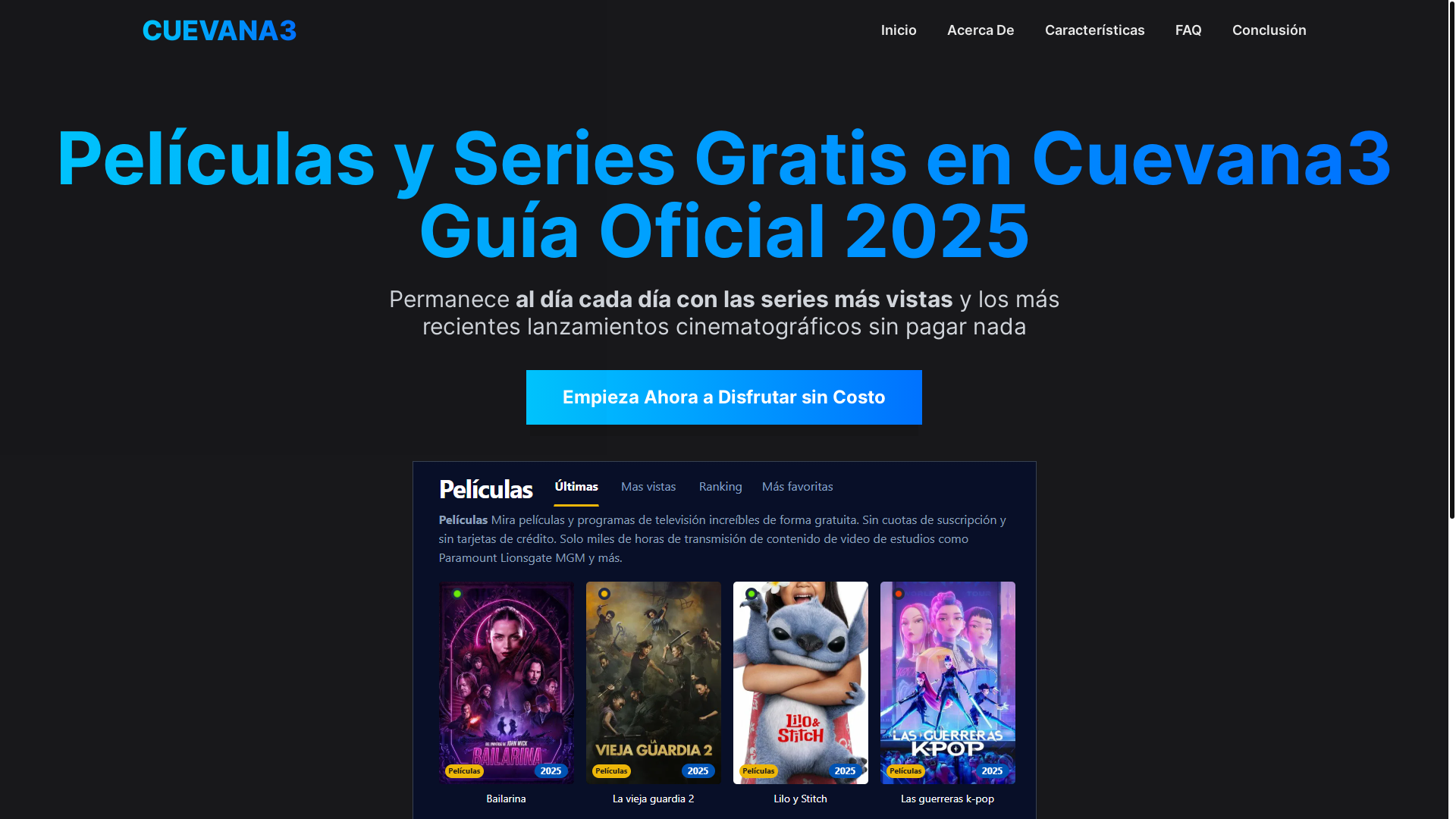 website screenshot of https://cuevana3-j0cp.pages.dev/